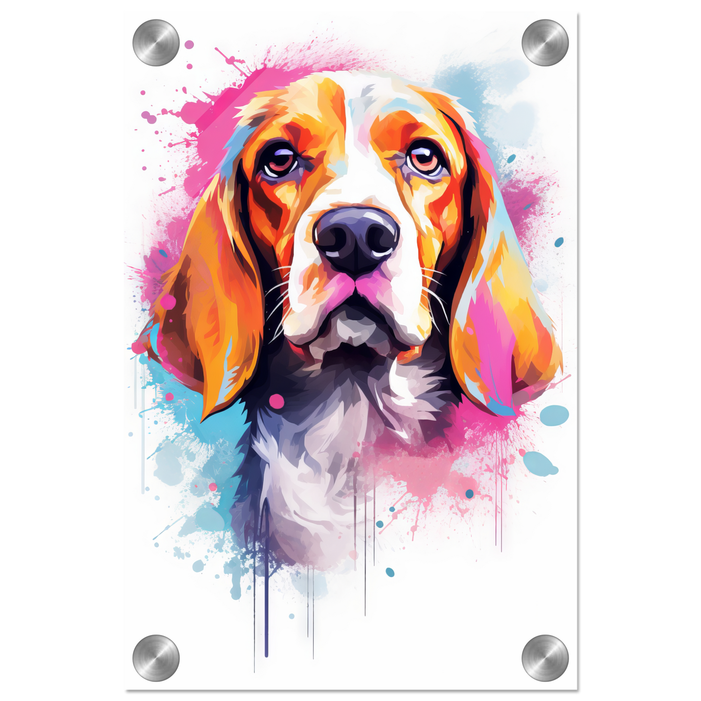 Hund Beagle Pop-Art (DOG114)