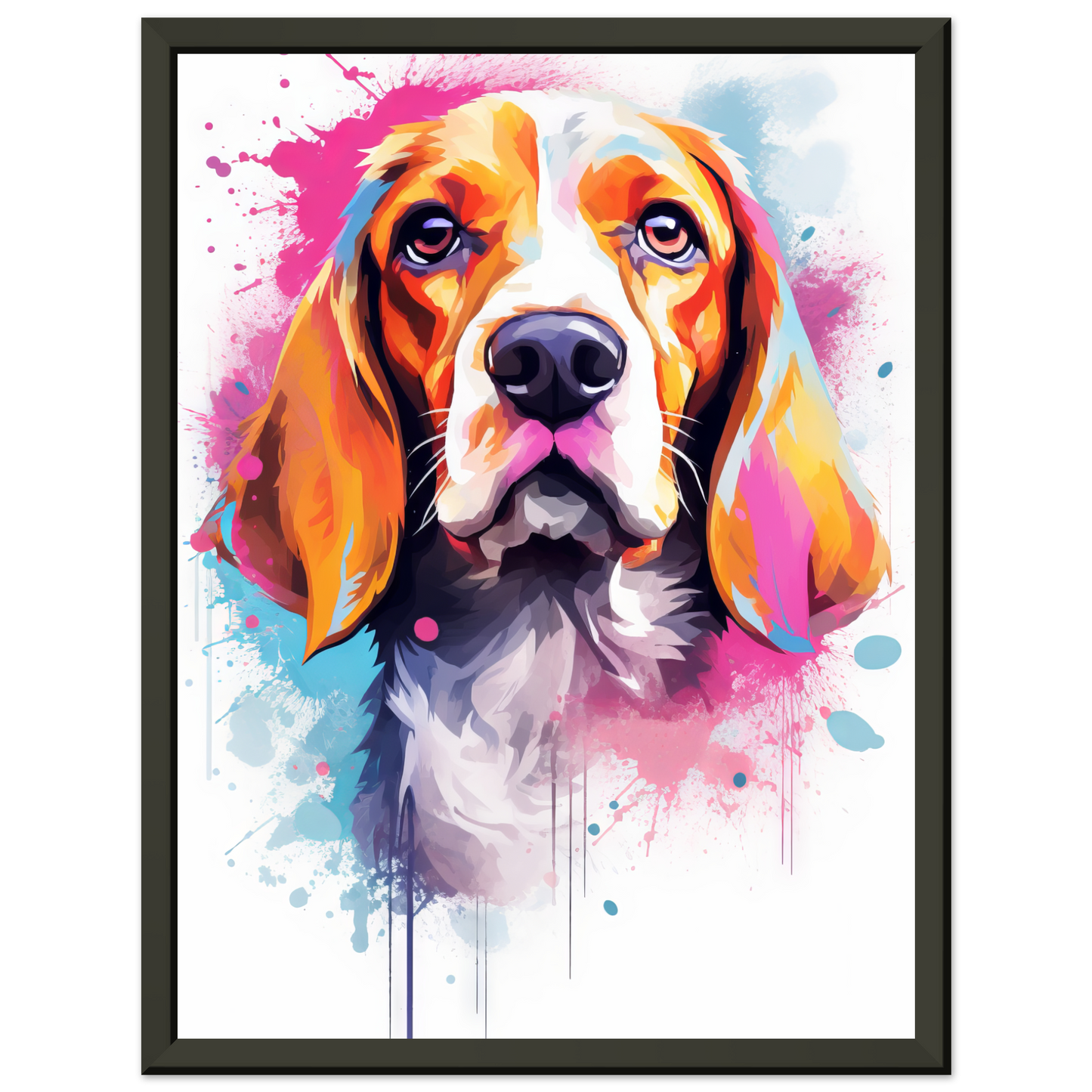 Hund Beagle Pop-Art (DOG114)