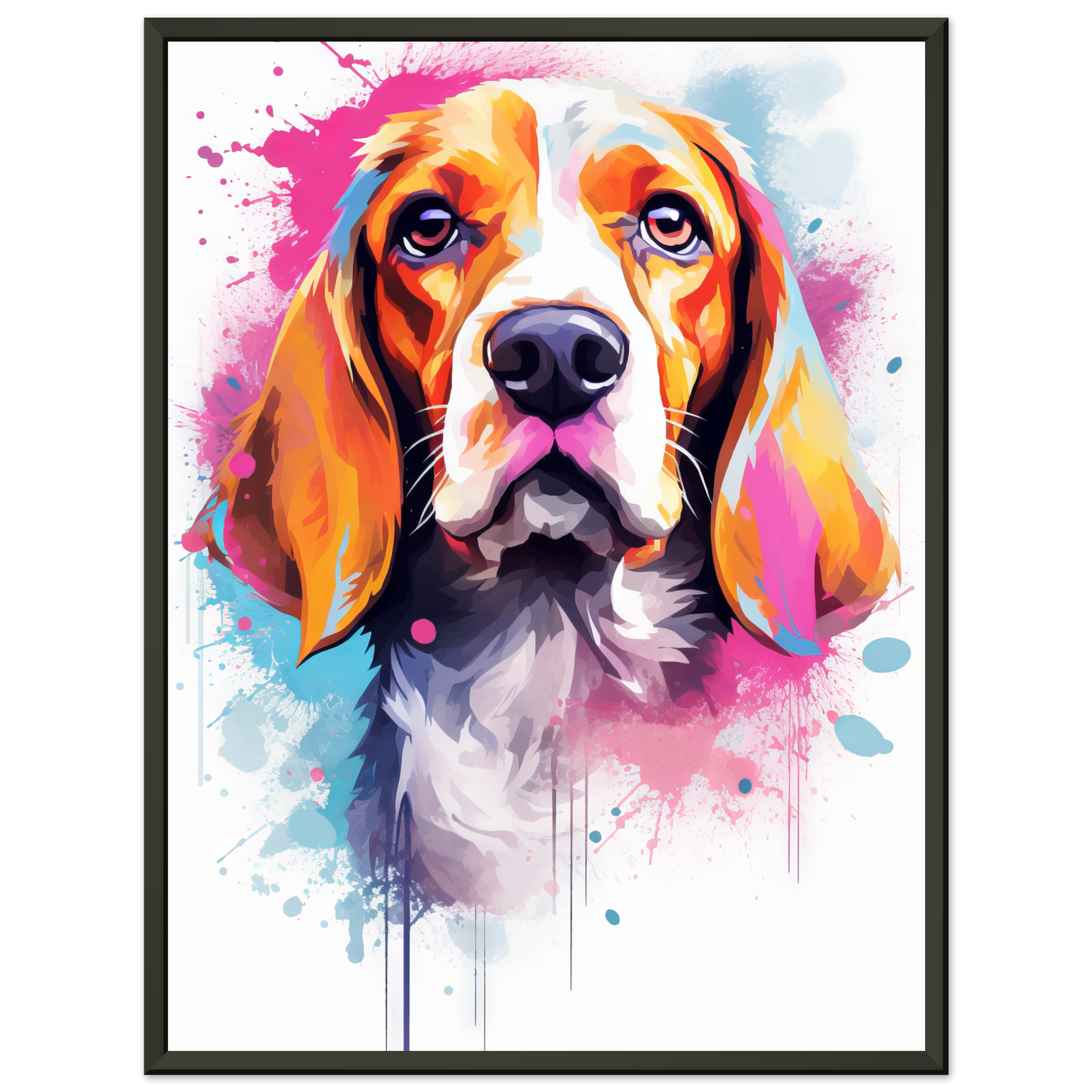 Hund Beagle Pop-Art (DOG114)
