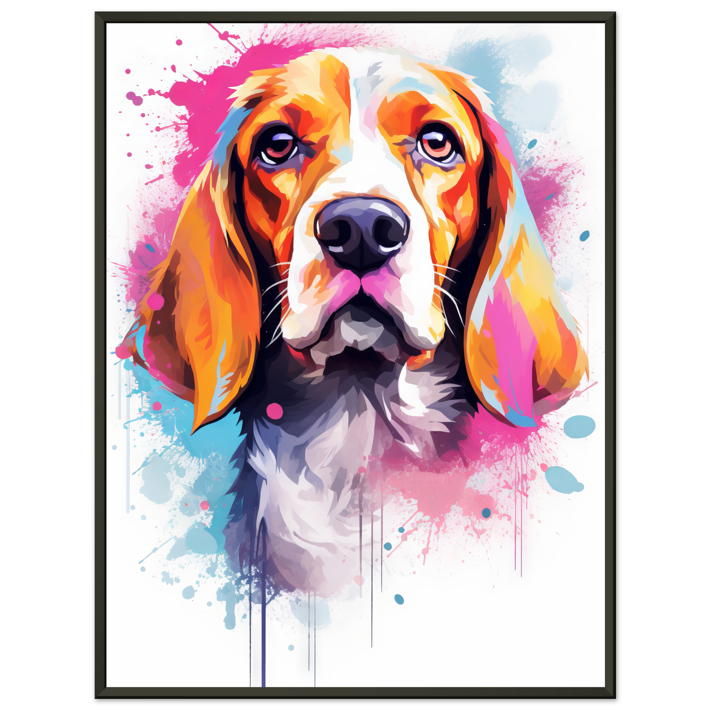 Hund Beagle Pop-Art (DOG114)