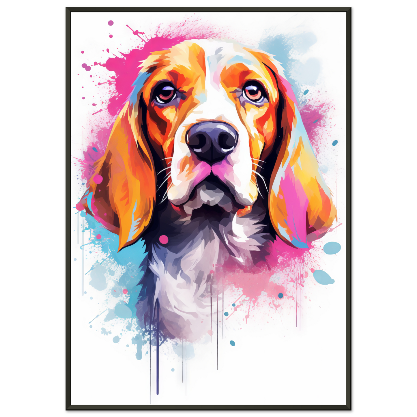Hund Beagle Pop-Art (DOG114)