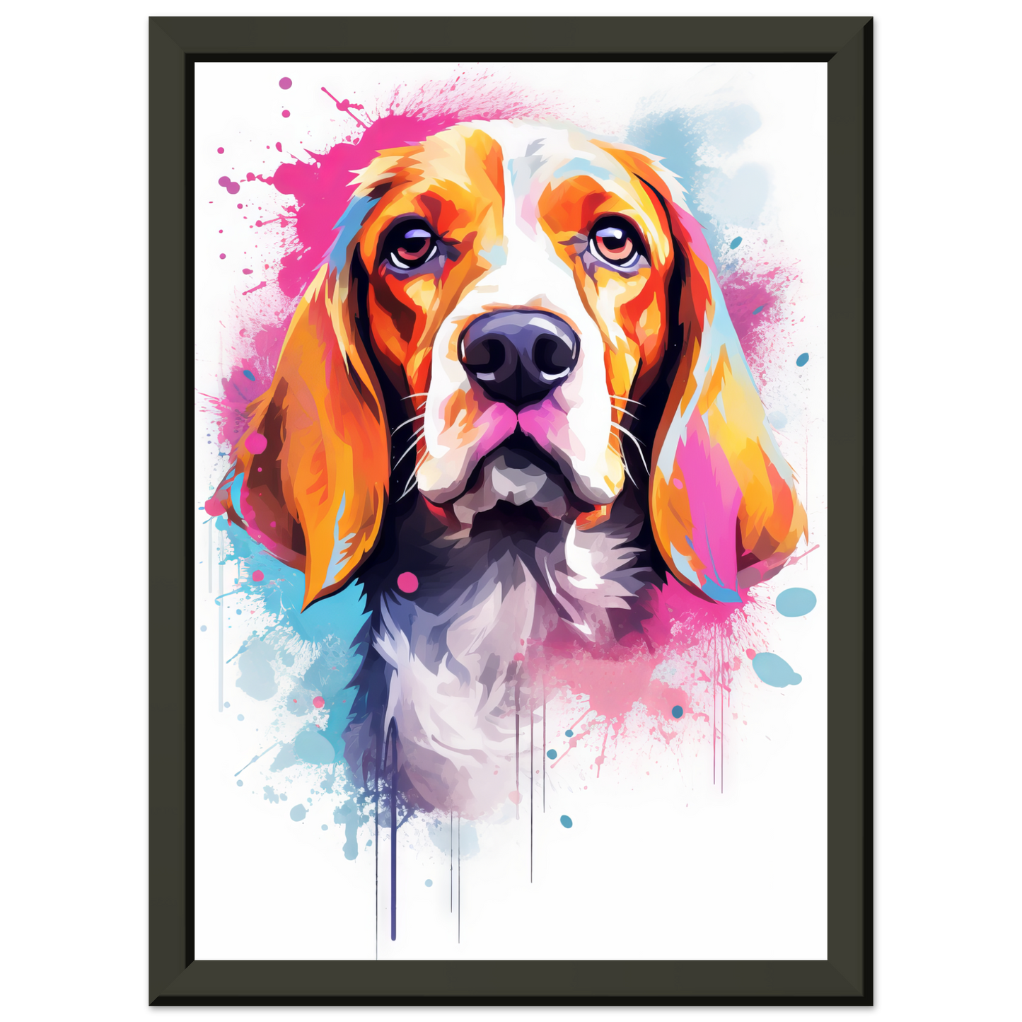 Hund Beagle Pop-Art (DOG114)