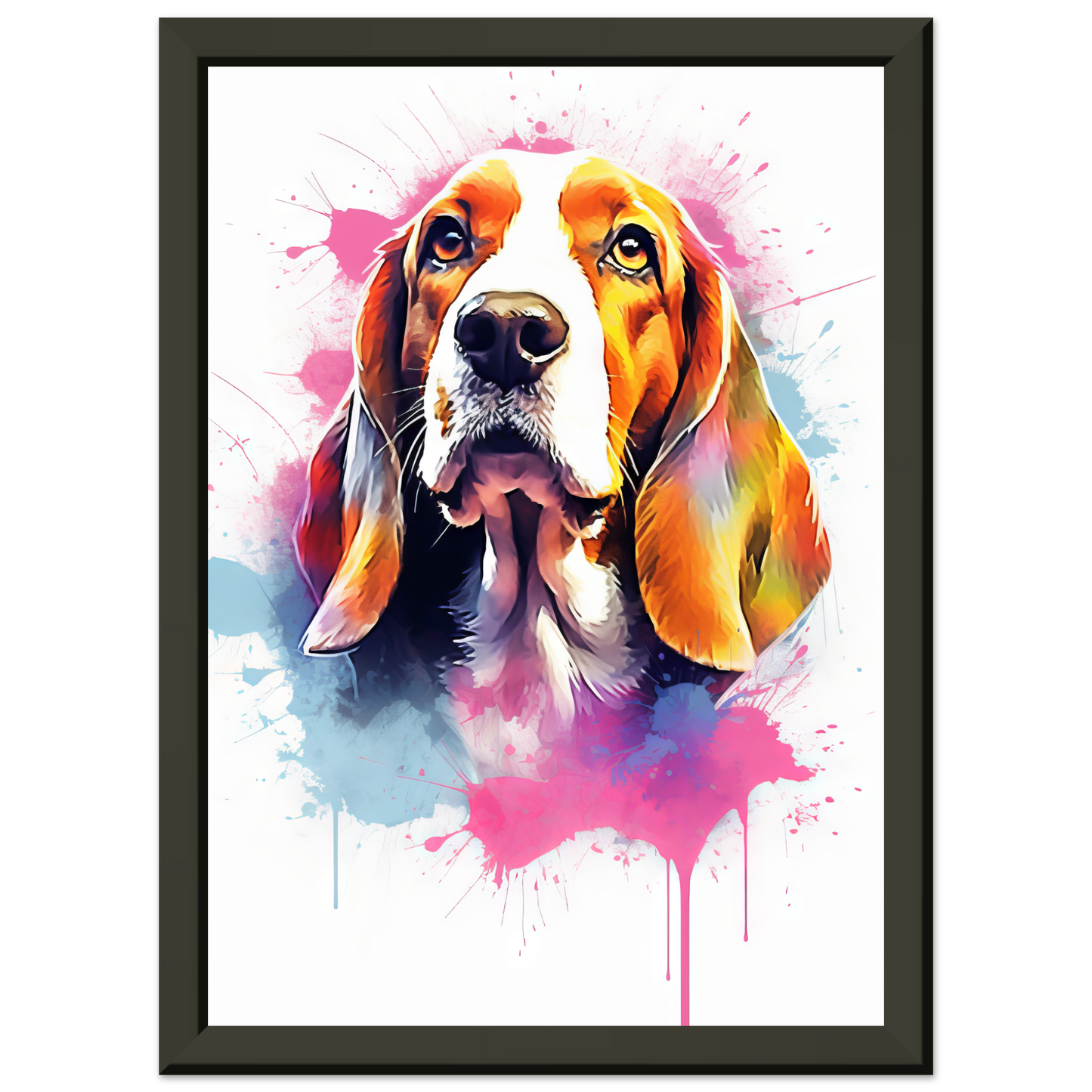 Hund Beagle Pop-Art (DOG115)