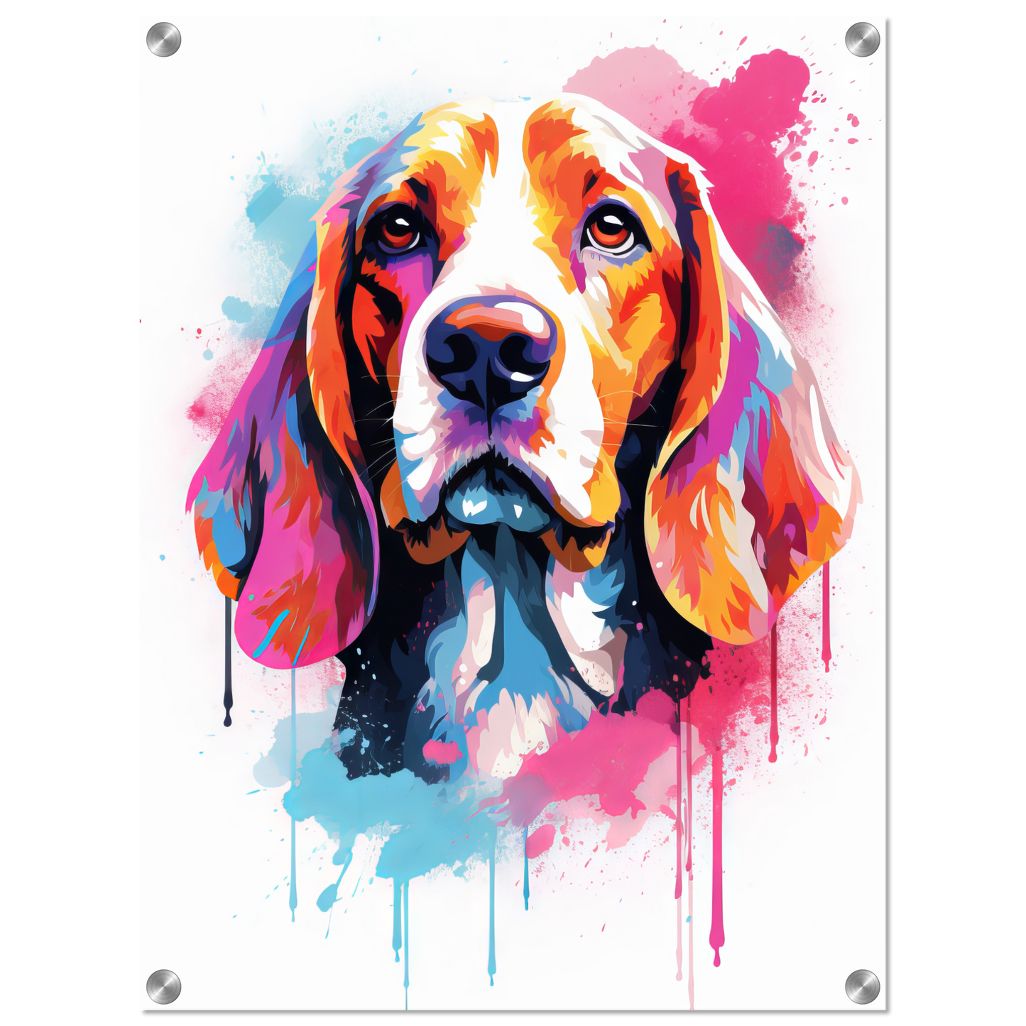 Hund Beagle Pop-Art (DOG116)