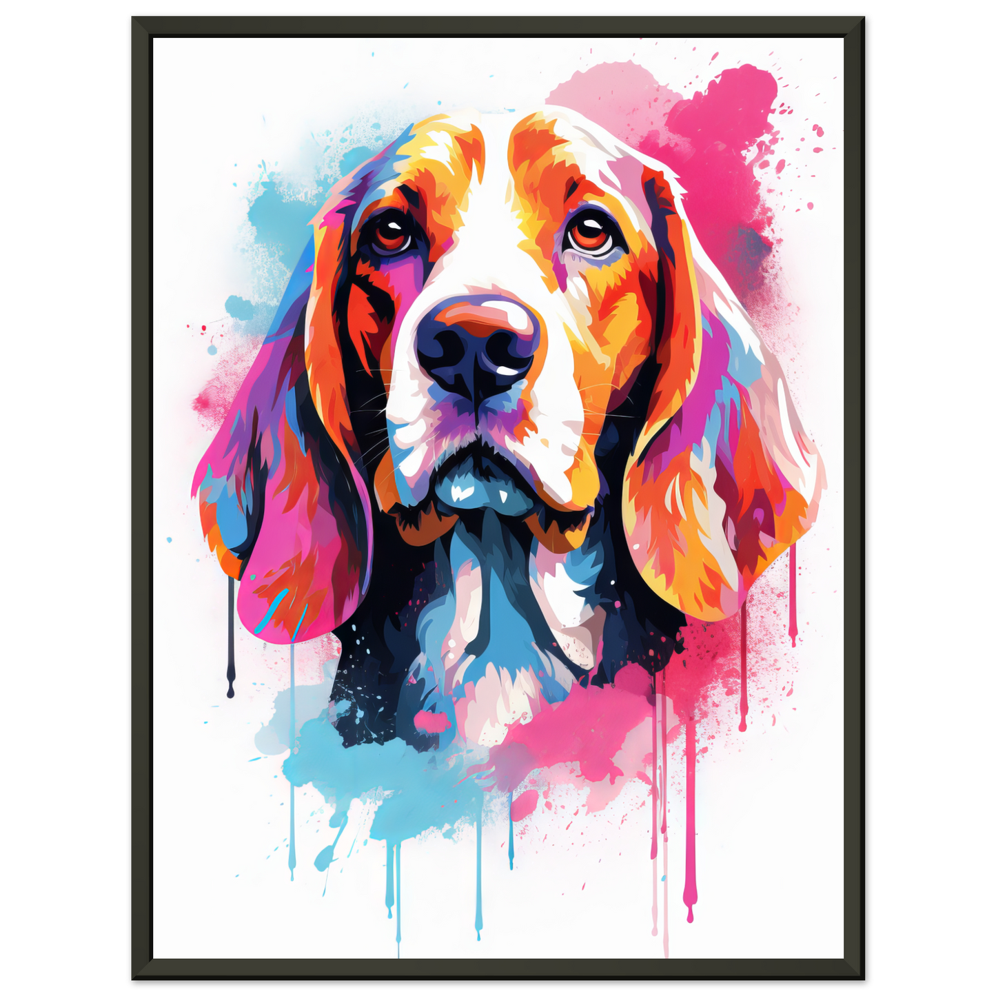 Hund Beagle Pop-Art (DOG116)