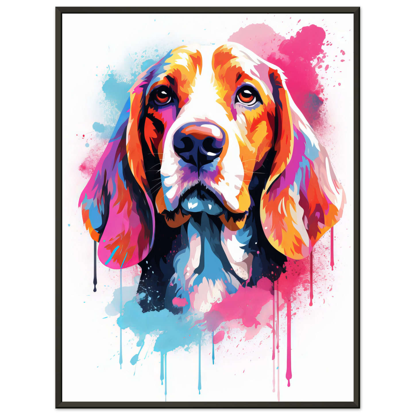 Hund Beagle Pop-Art (DOG116)
