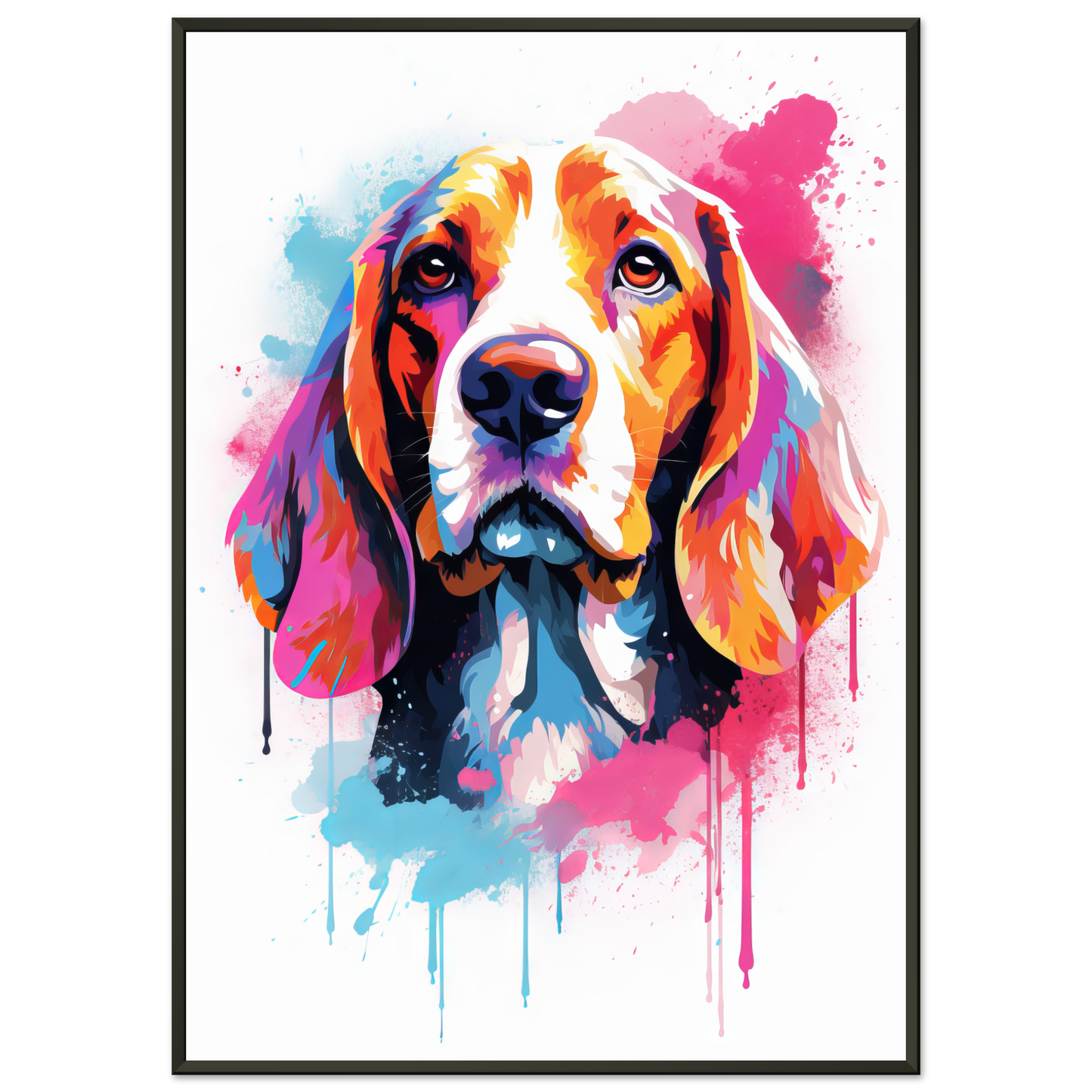 Hund Beagle Pop-Art (DOG116)