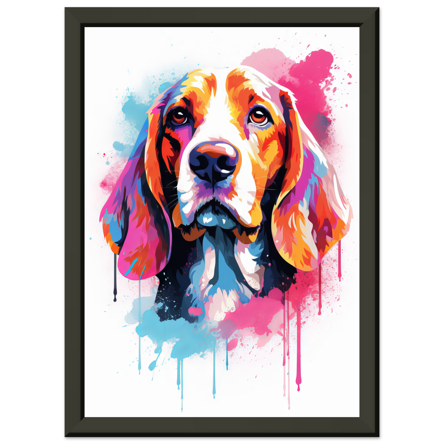 Hund Beagle Pop-Art (DOG116)