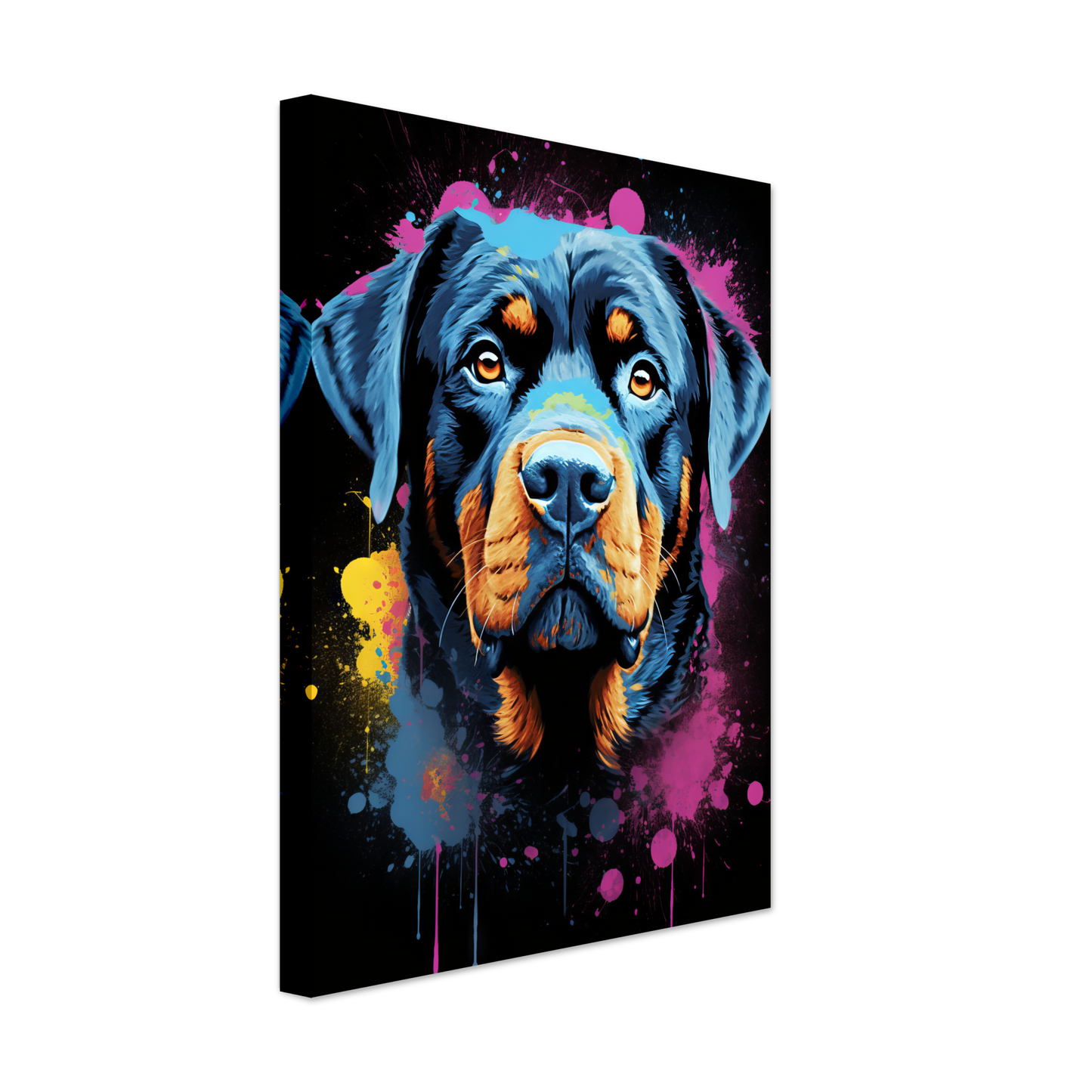 Dog Rottweiler Pop Art (DOG117)