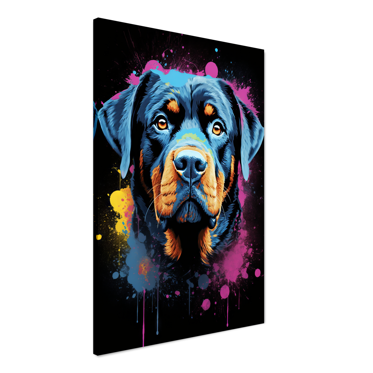 Dog Rottweiler Pop Art (DOG117)