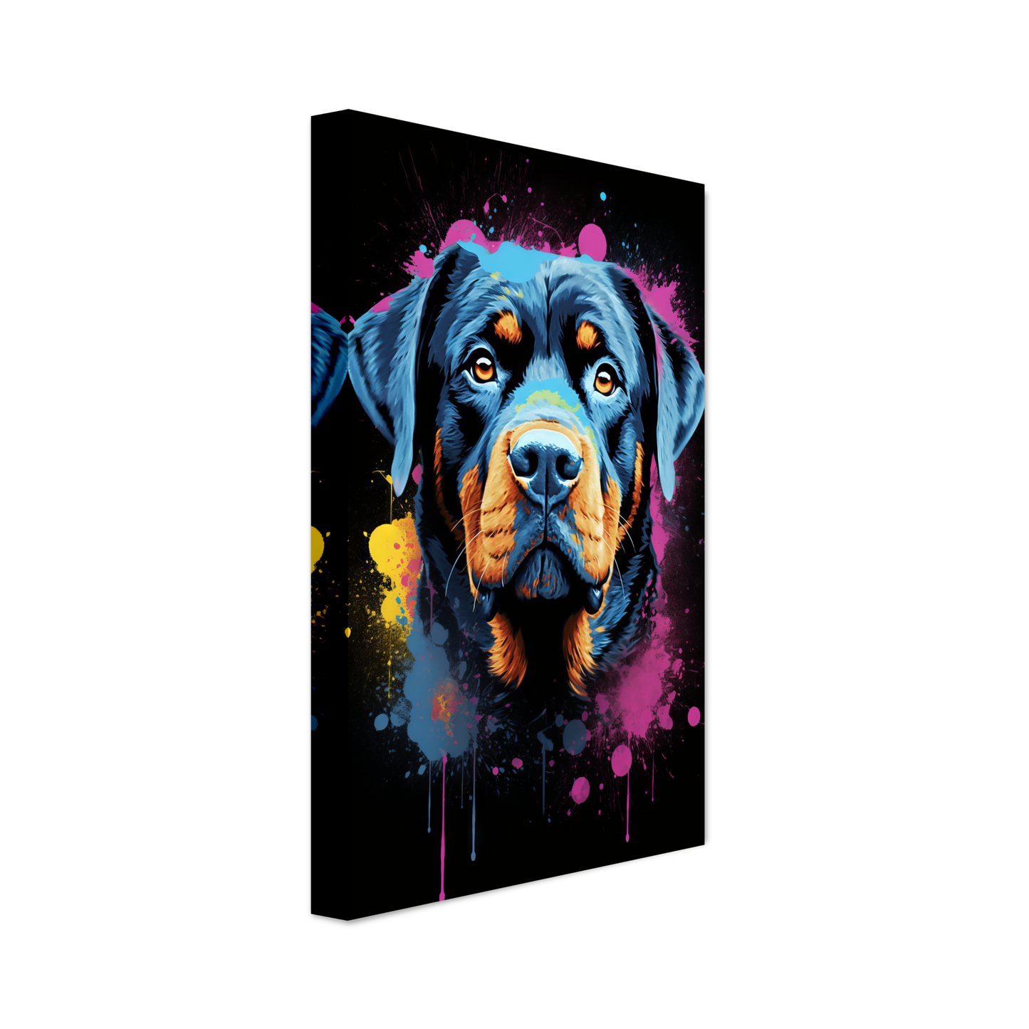 Dog Rottweiler Pop Art (DOG117)