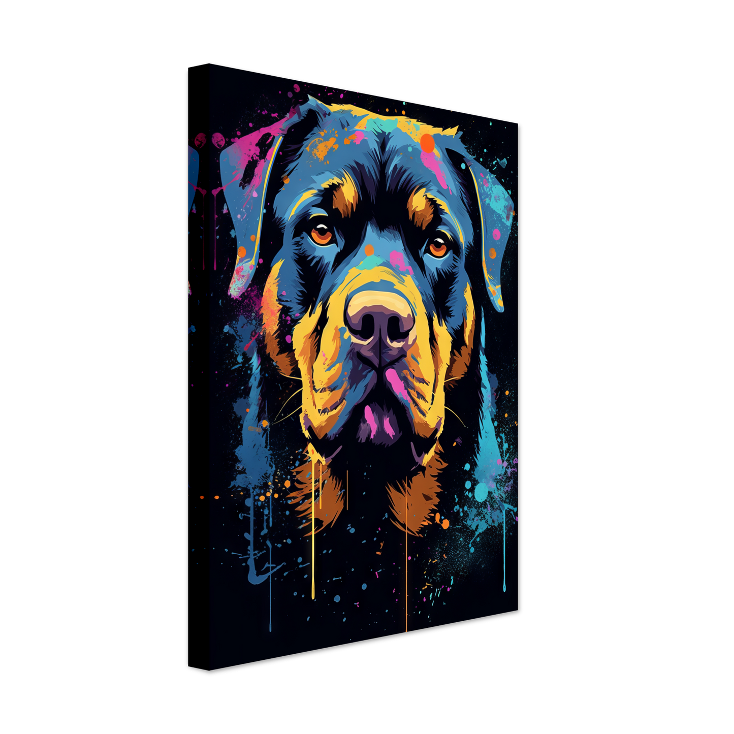 Dog Rottweiler Pop Art (DOG118)
