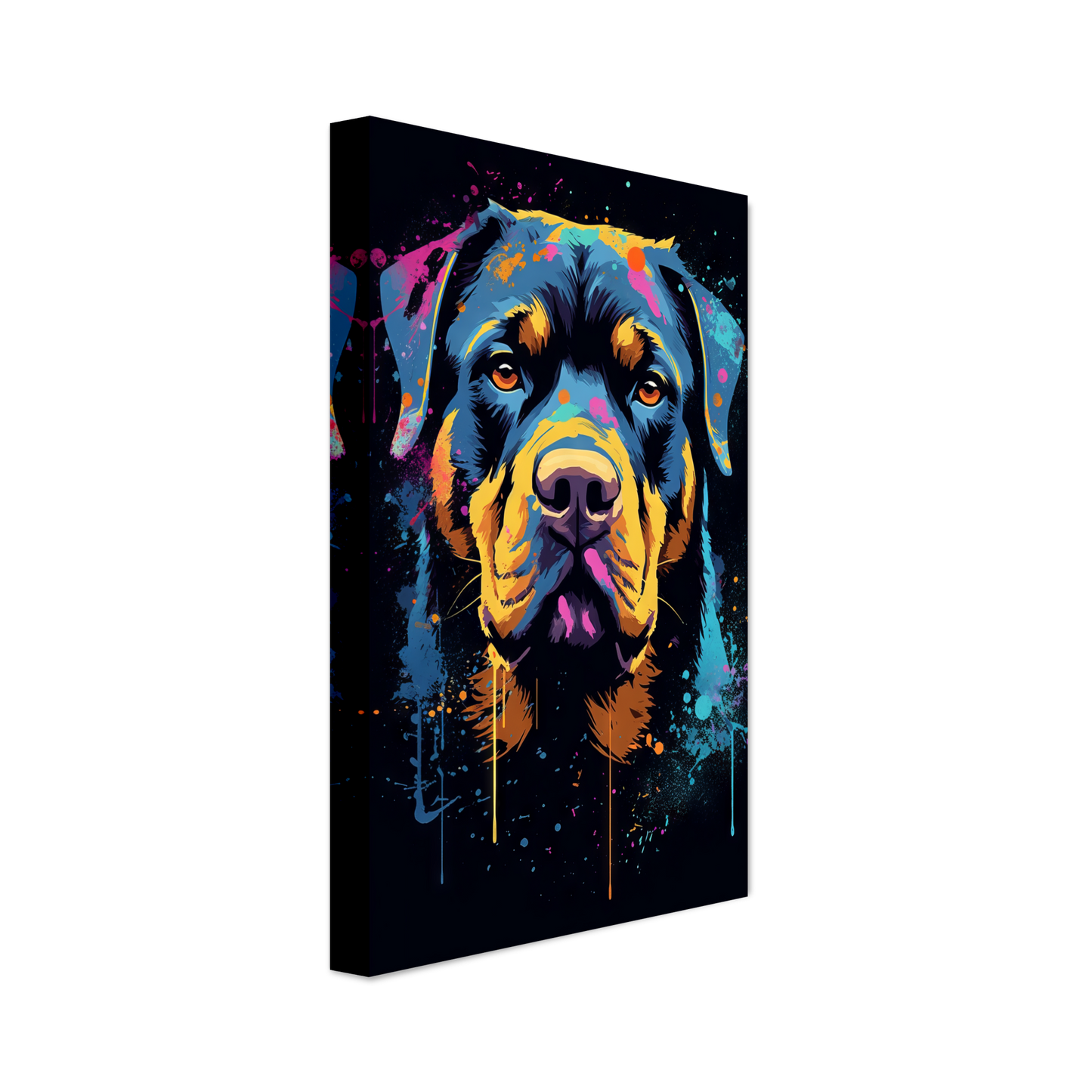 Dog Rottweiler Pop Art (DOG118)