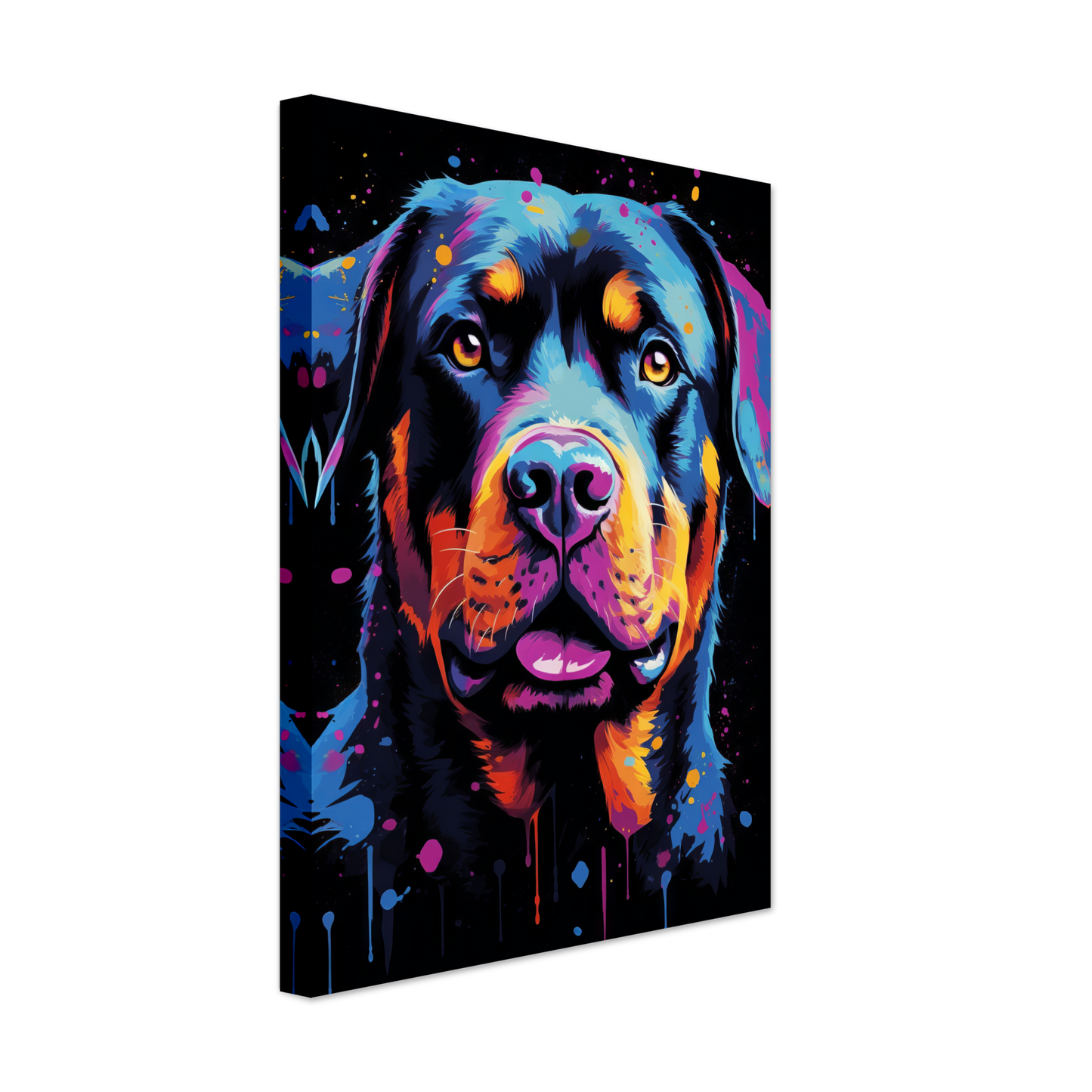 Dog Rottweiler Pop Art (DOG119)