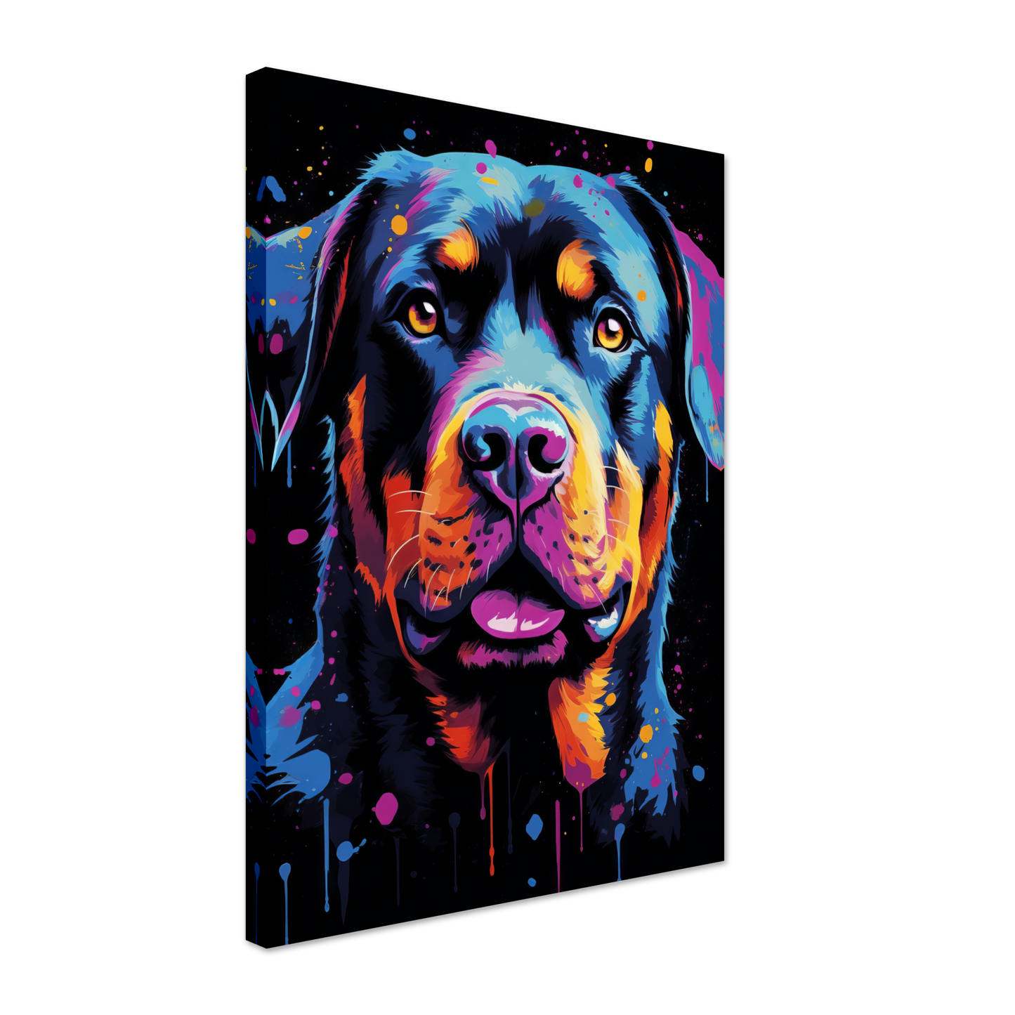 Dog Rottweiler Pop Art (DOG119)
