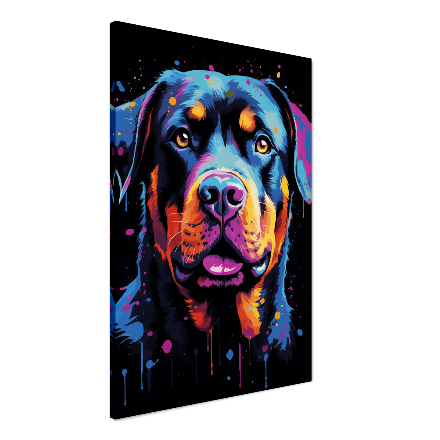 Dog Rottweiler Pop Art (DOG119)