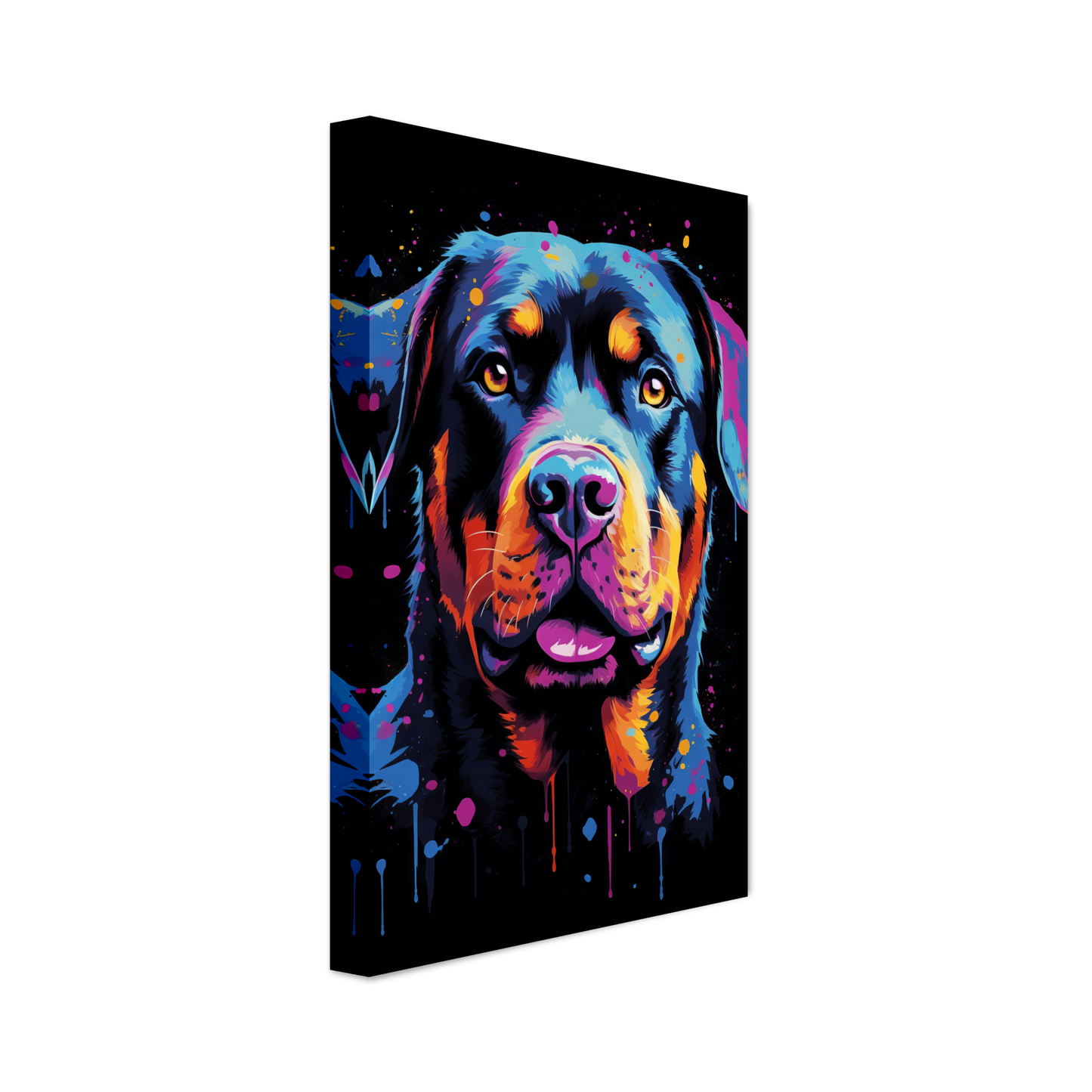 Dog Rottweiler Pop Art (DOG119)