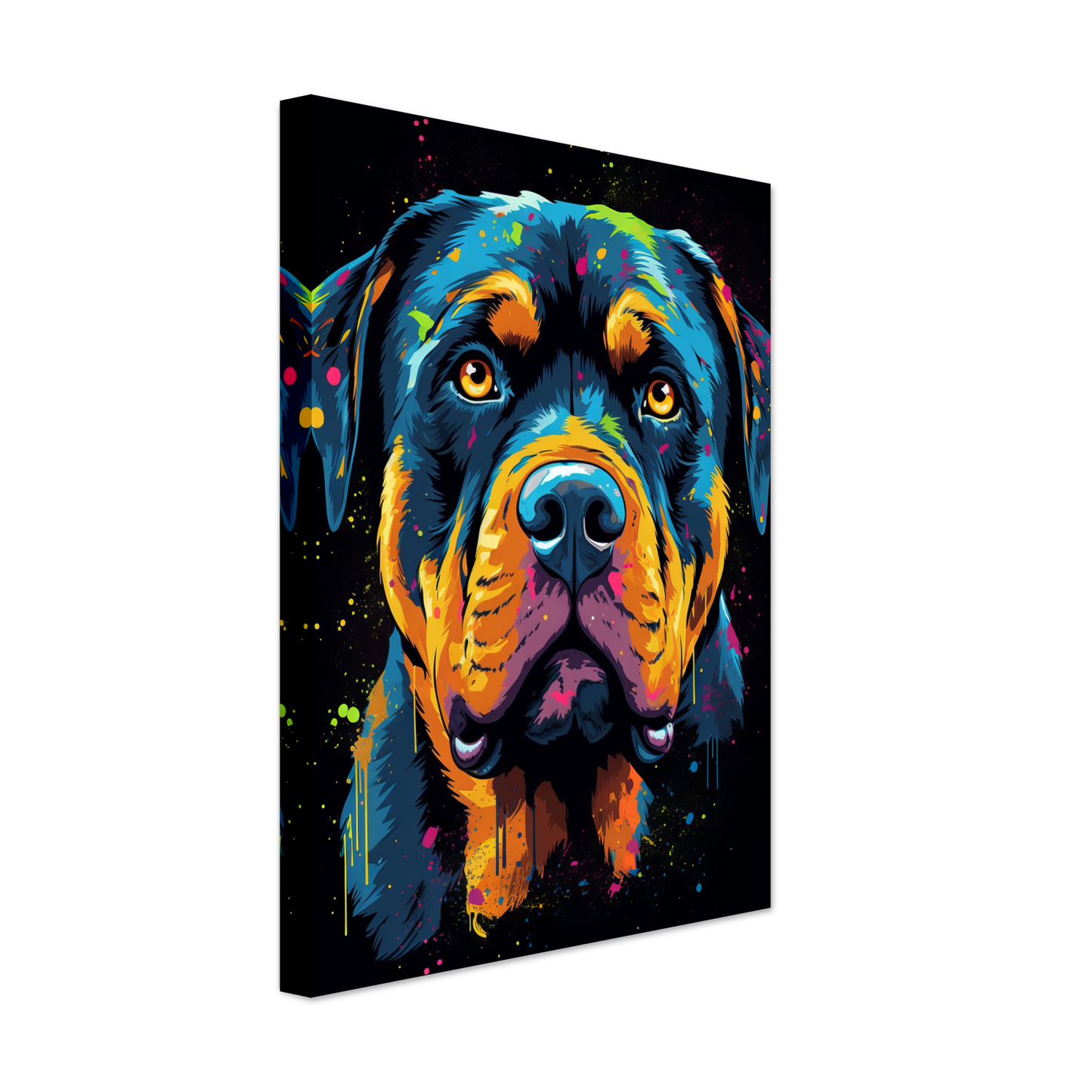 Dog Rottweiler Pop Art (DOG120)