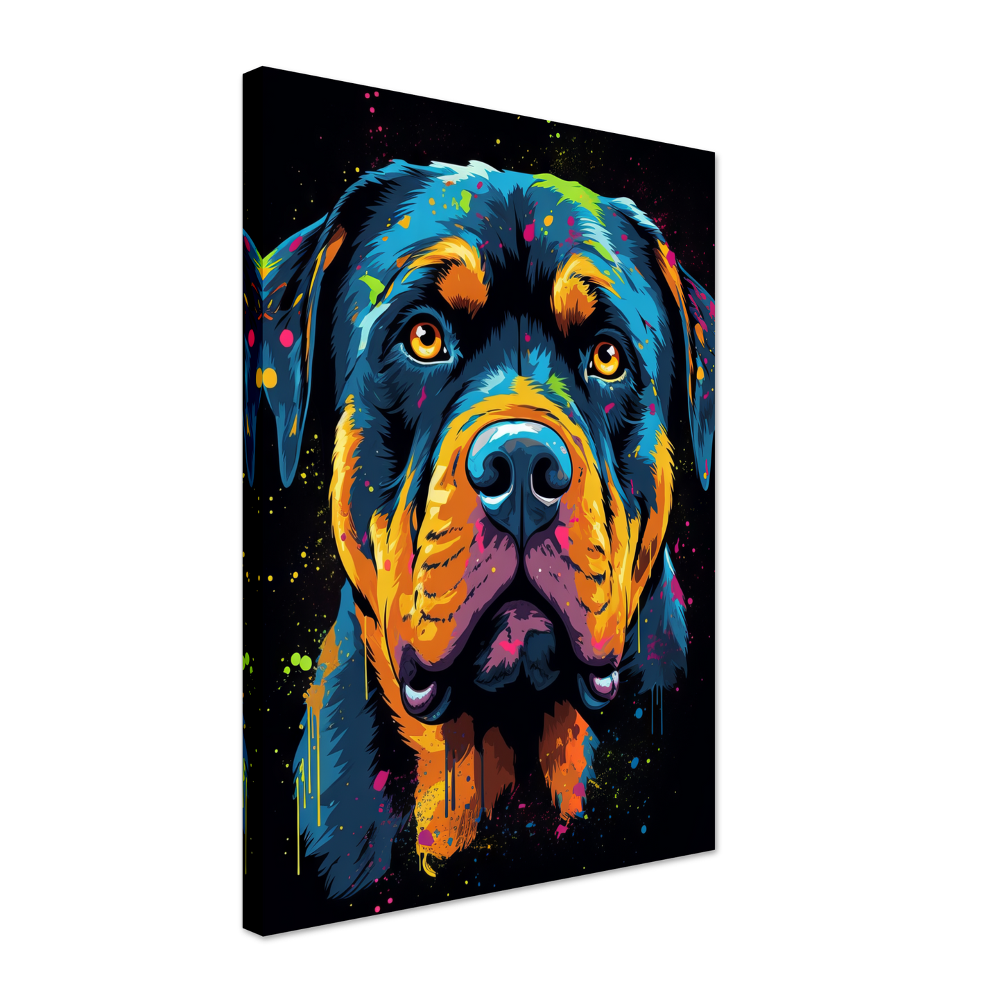 Dog Rottweiler Pop Art (DOG120)