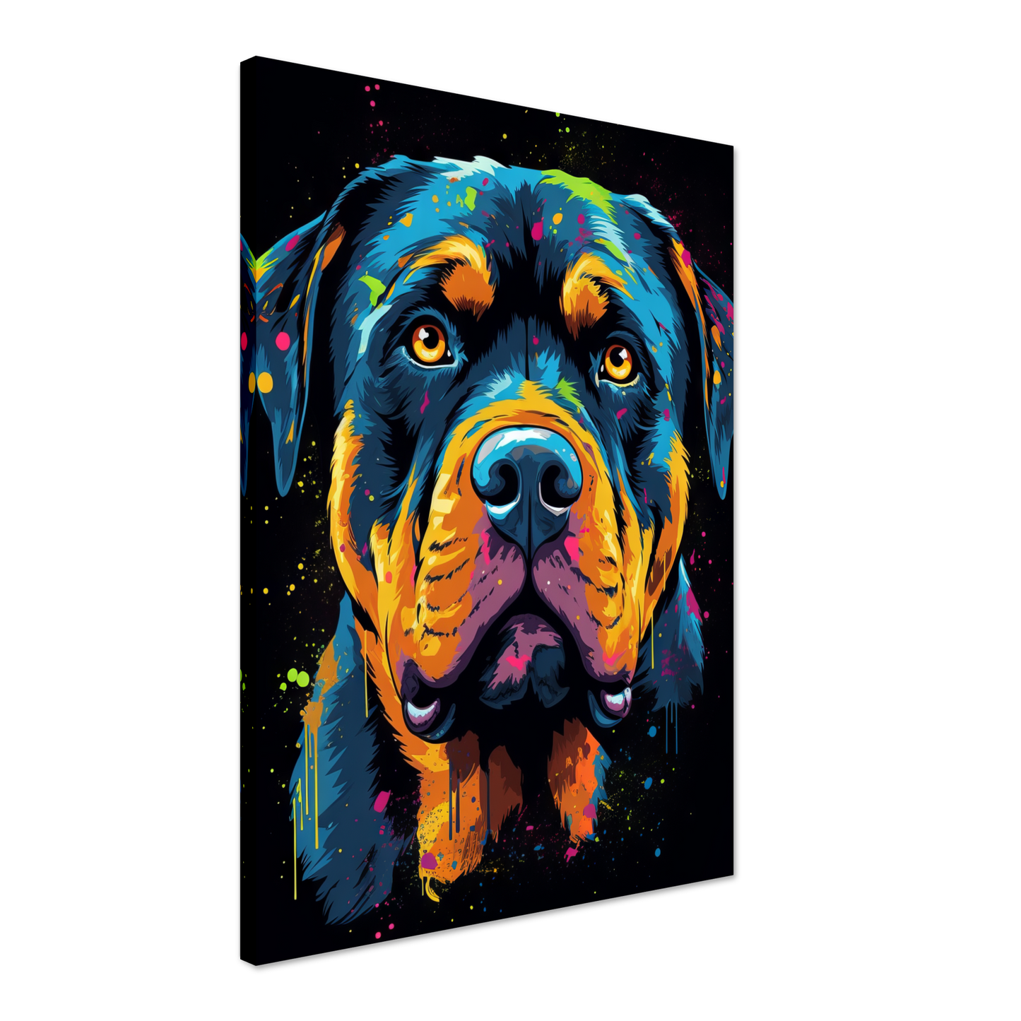 Dog Rottweiler Pop Art (DOG120)