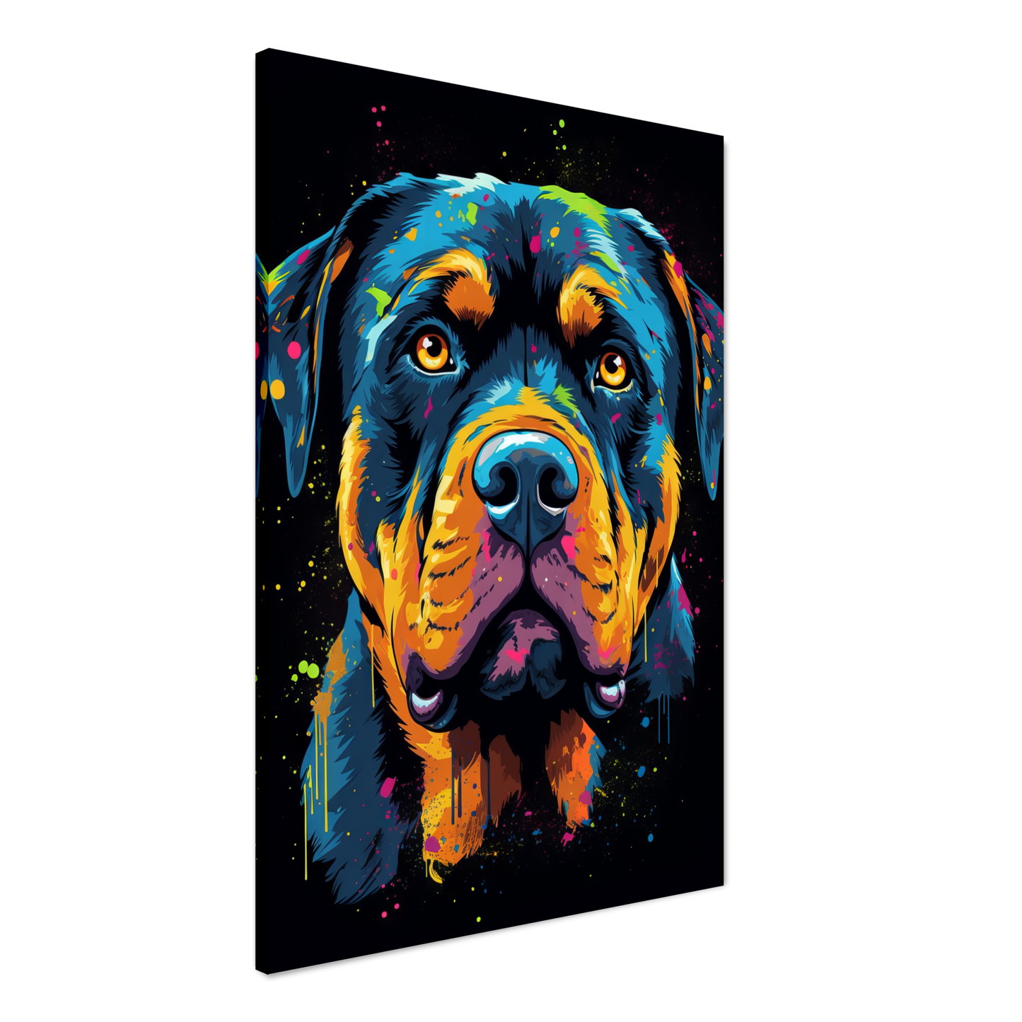 Dog Rottweiler Pop Art (DOG120)