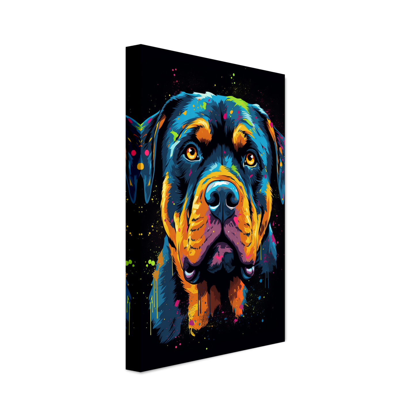 Dog Rottweiler Pop Art (DOG120)