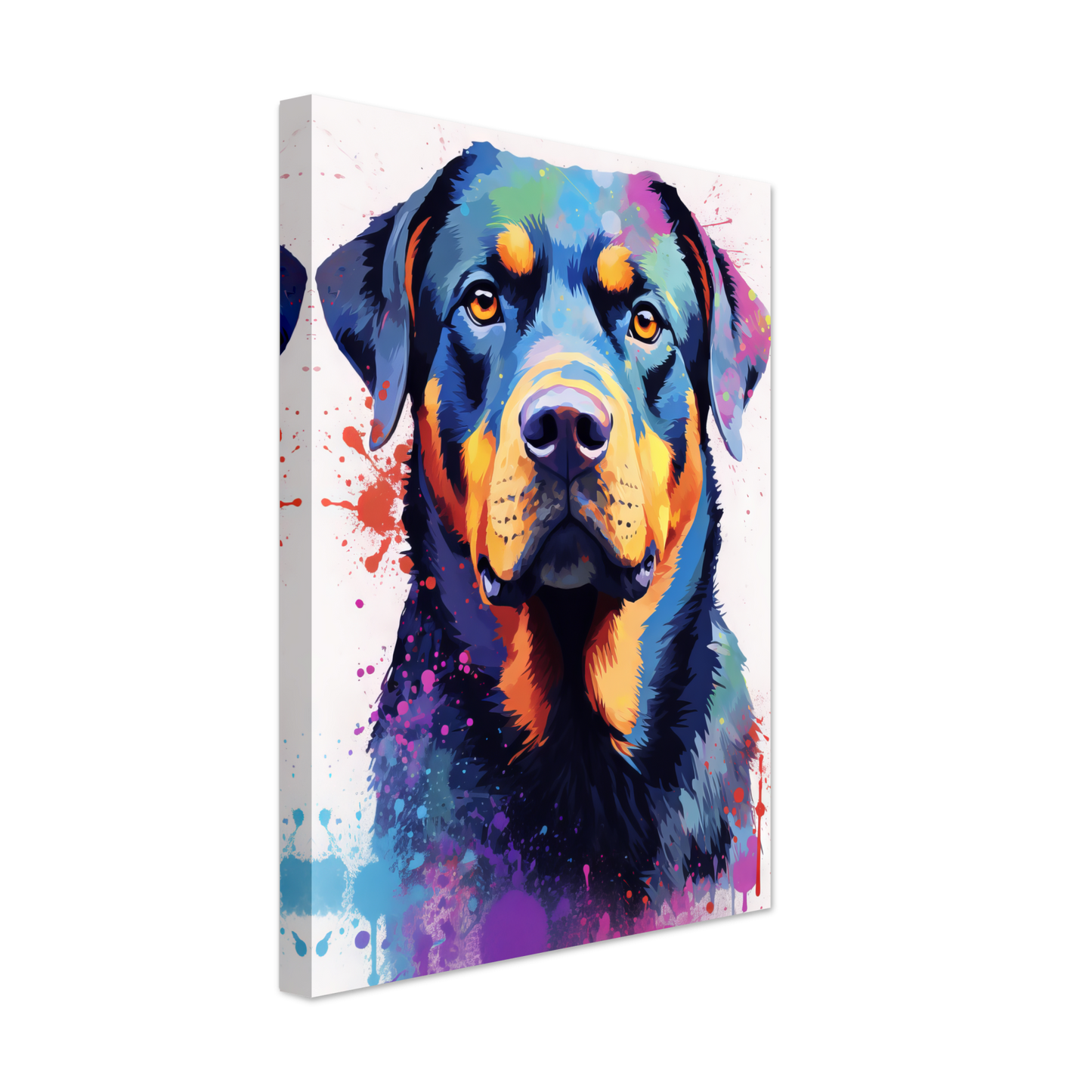 Hund Rottweiler Pop-Art (DOG121)