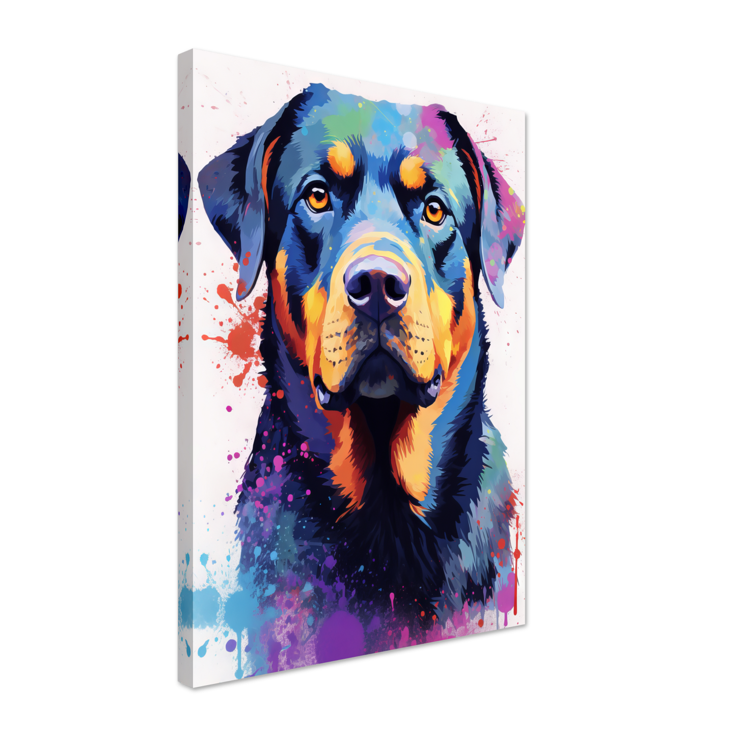 Hund Rottweiler Pop-Art (DOG121)