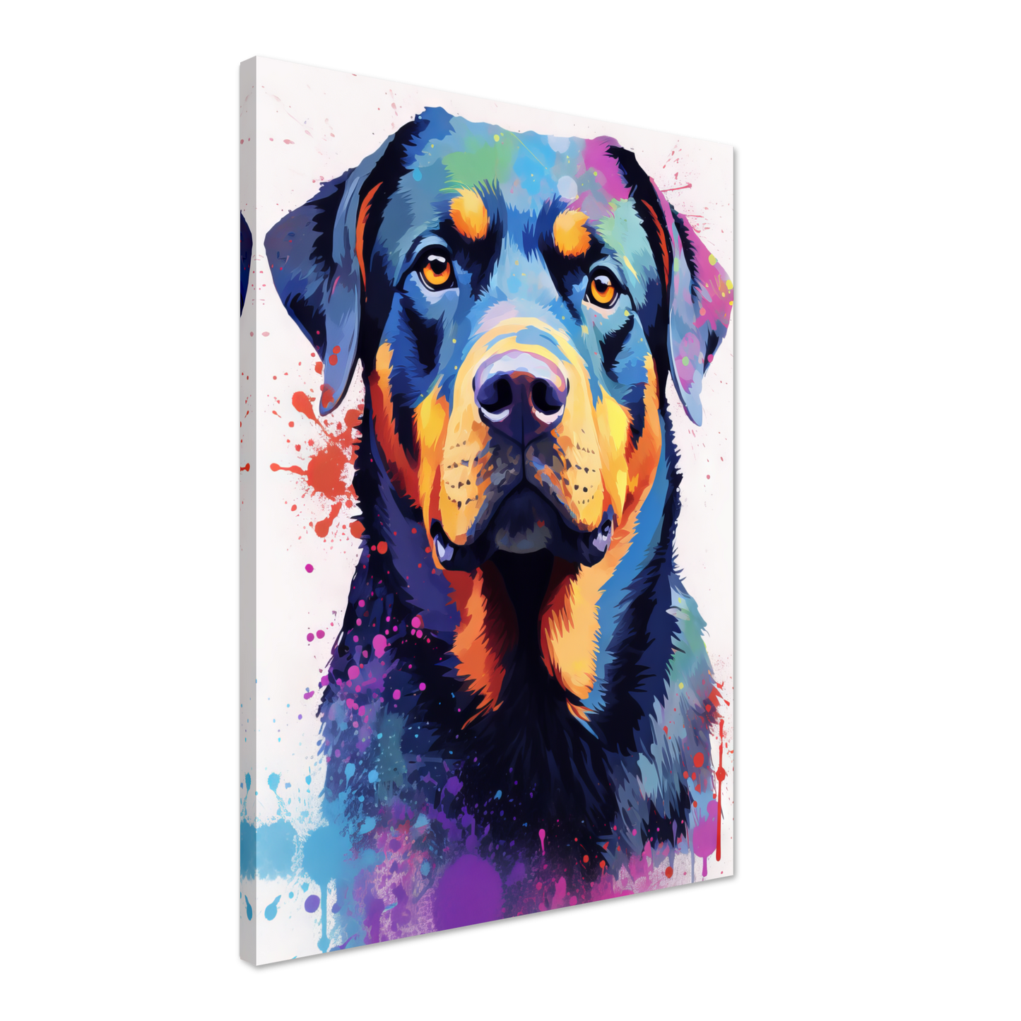 Hund Rottweiler Pop-Art (DOG121)