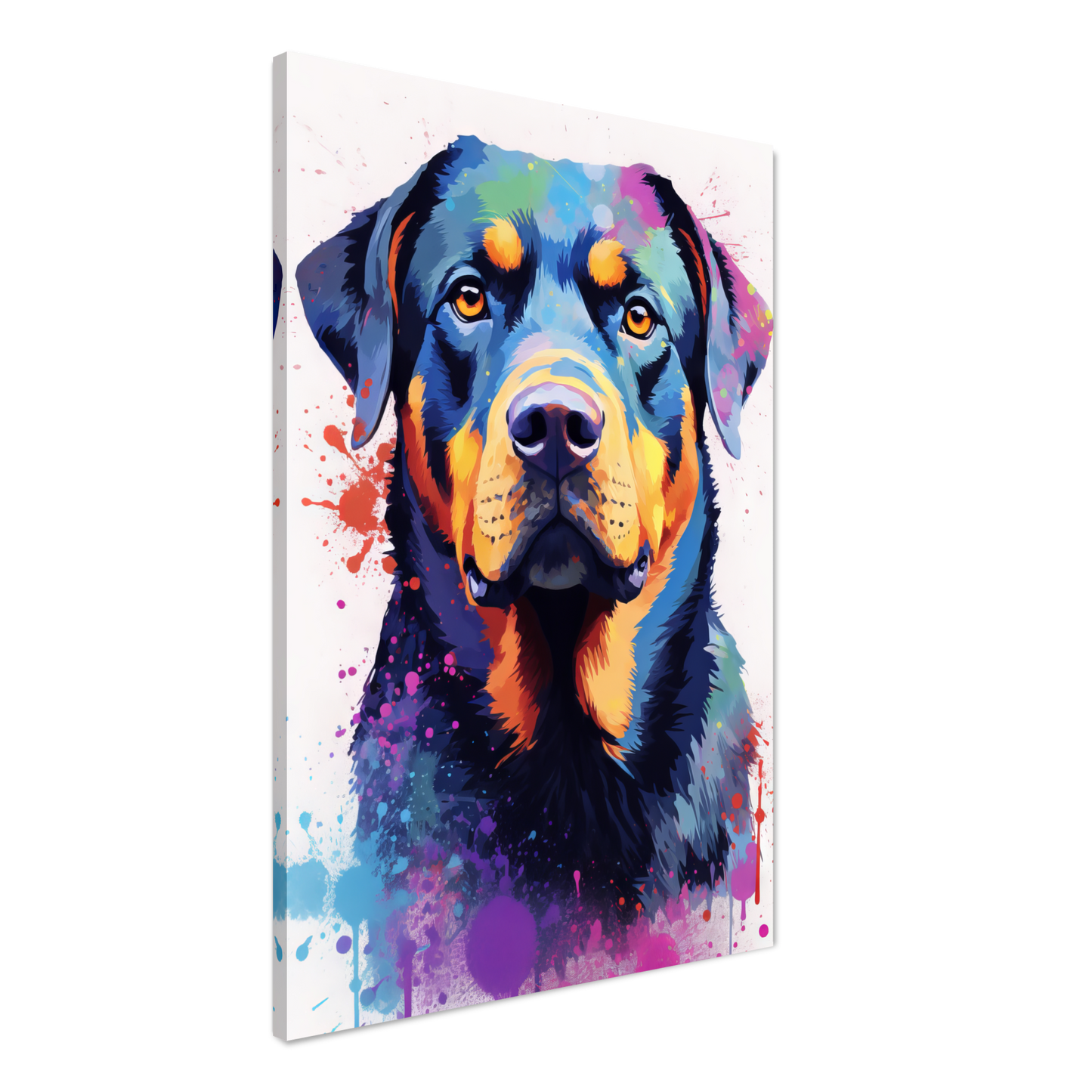 Hund Rottweiler Pop-Art (DOG121)
