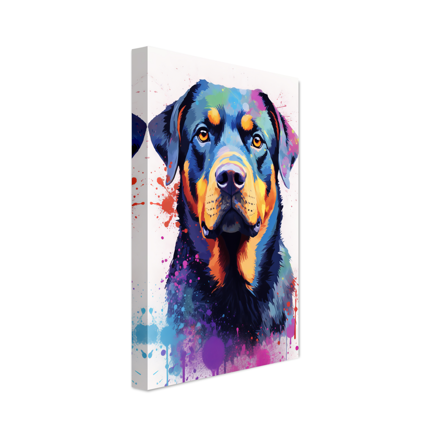 Hund Rottweiler Pop-Art (DOG121)