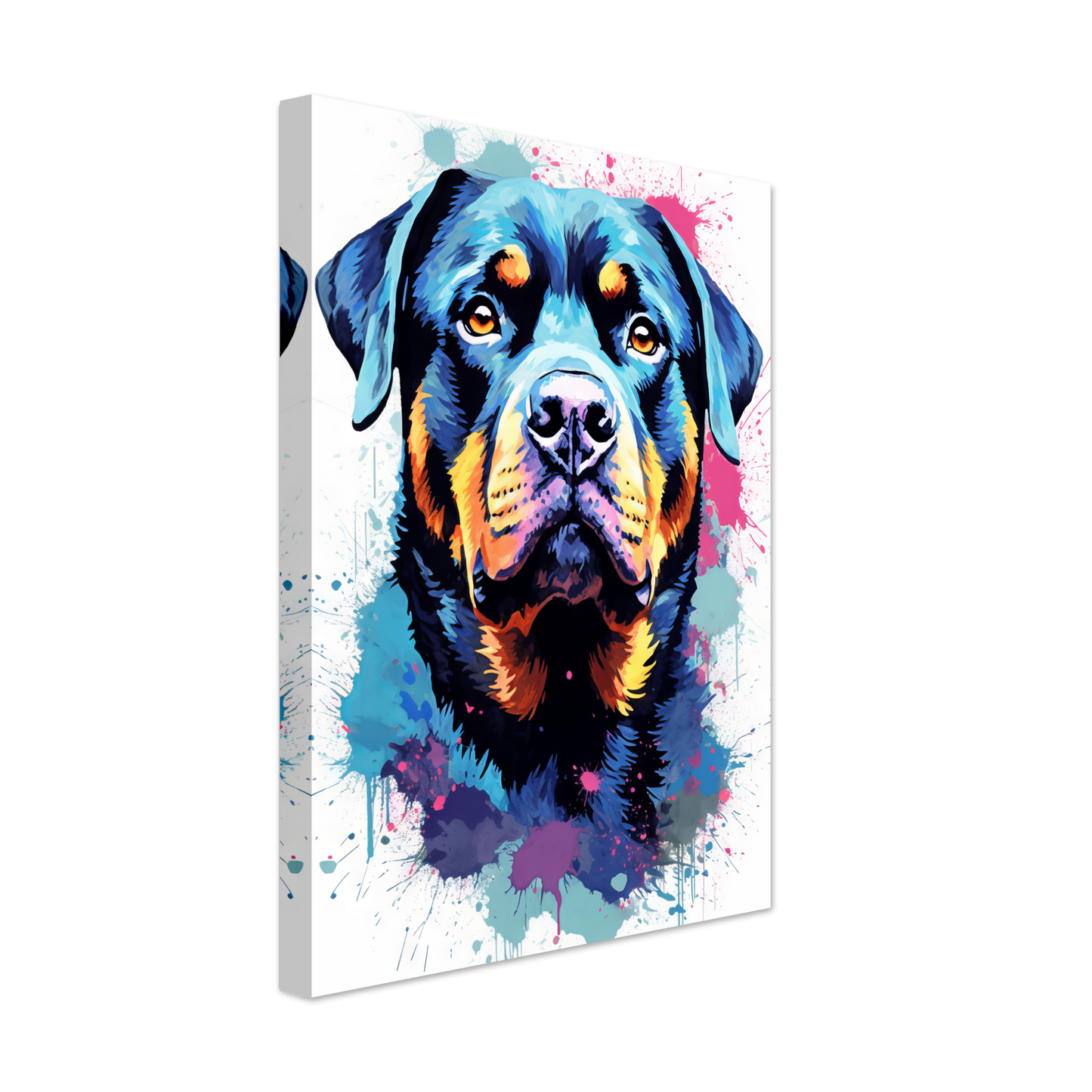 Hund Rottweiler Pop-Art (DOG122)