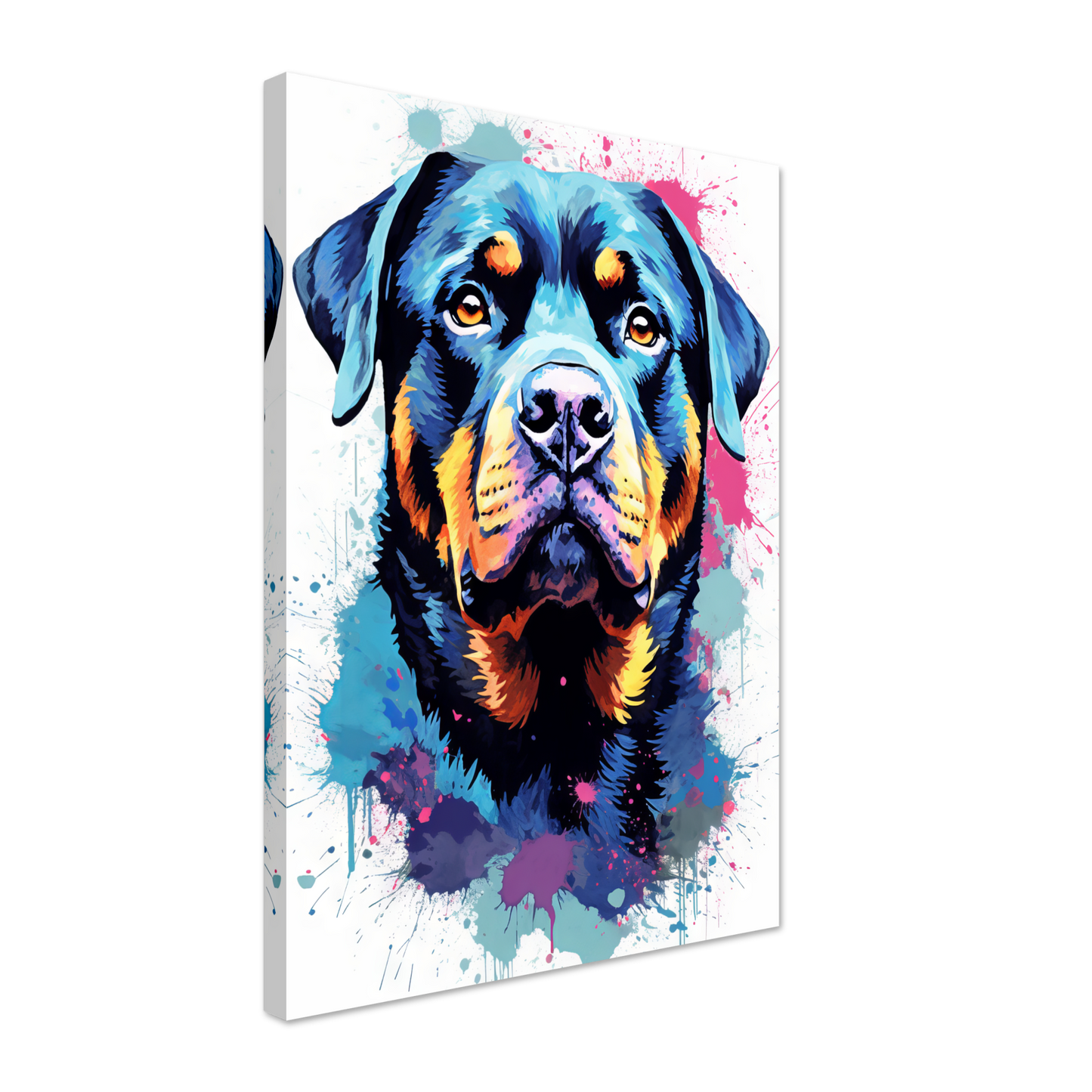 Hund Rottweiler Pop-Art (DOG122)