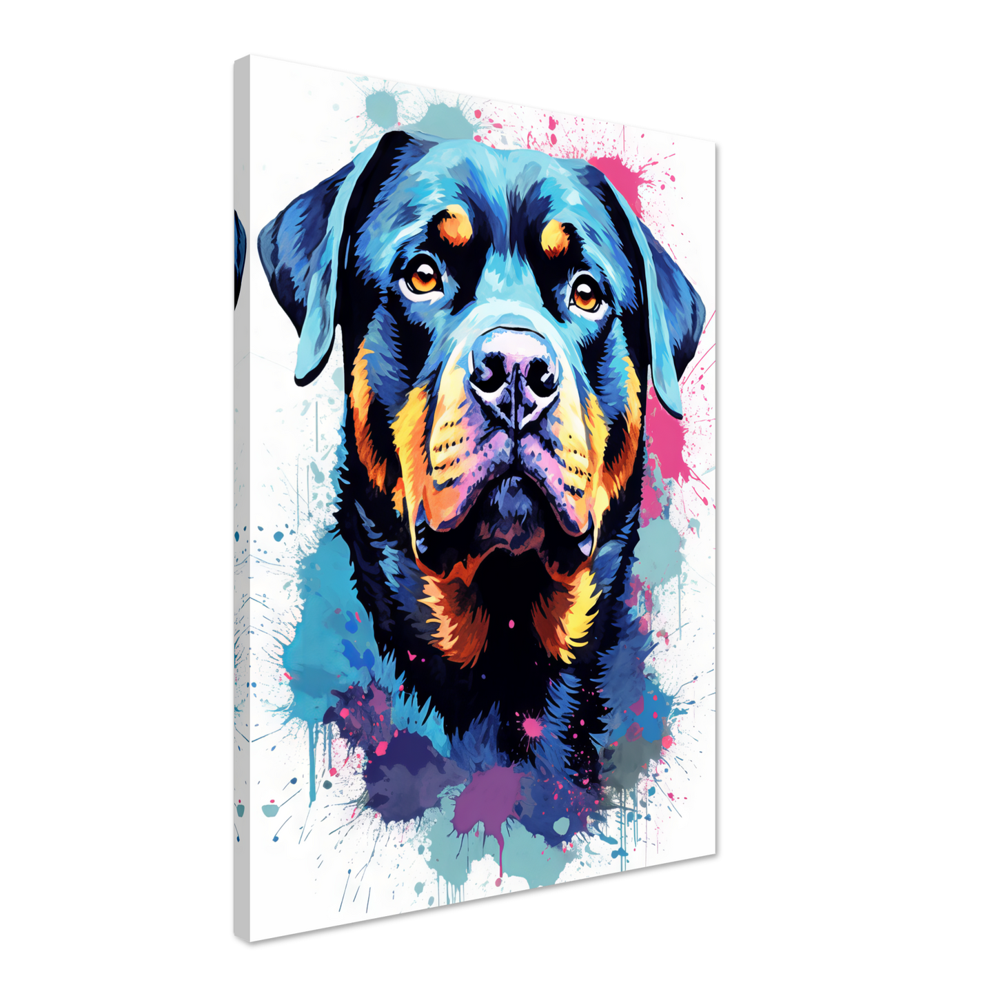 Hund Rottweiler Pop-Art (DOG122)