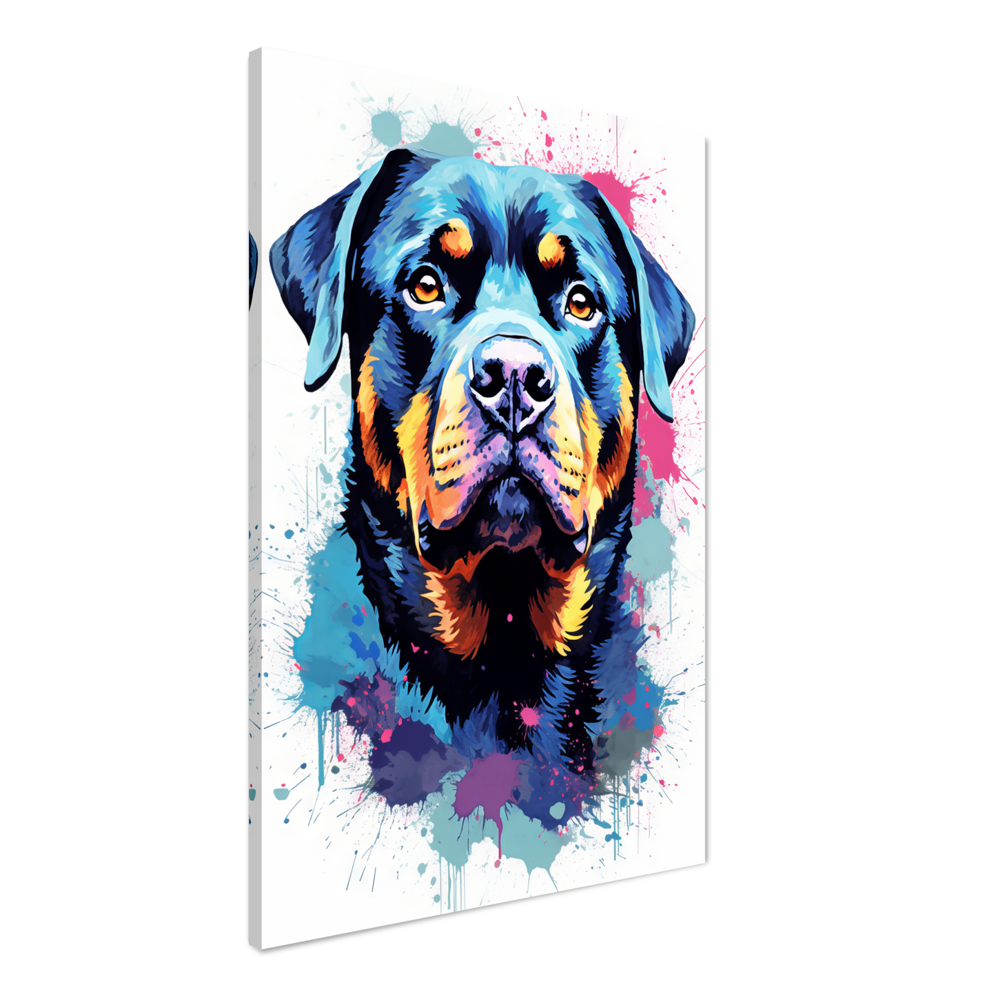 Hund Rottweiler Pop-Art (DOG122)