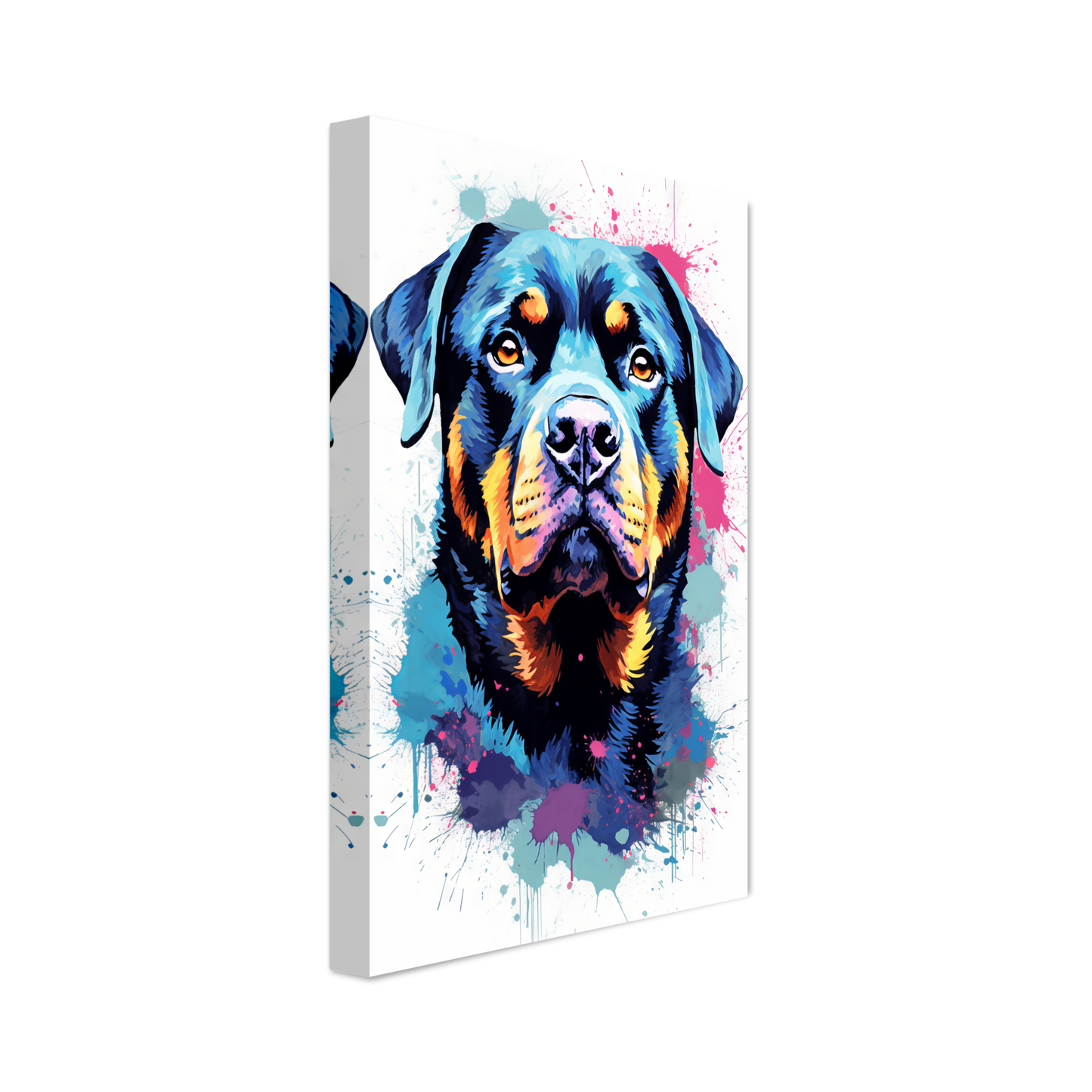 Hund Rottweiler Pop-Art (DOG122)