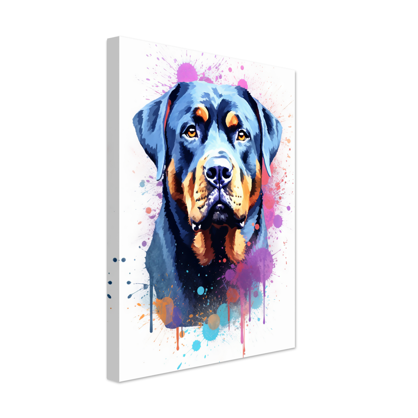 Hund Rottweiler Pop-Art (DOG124)