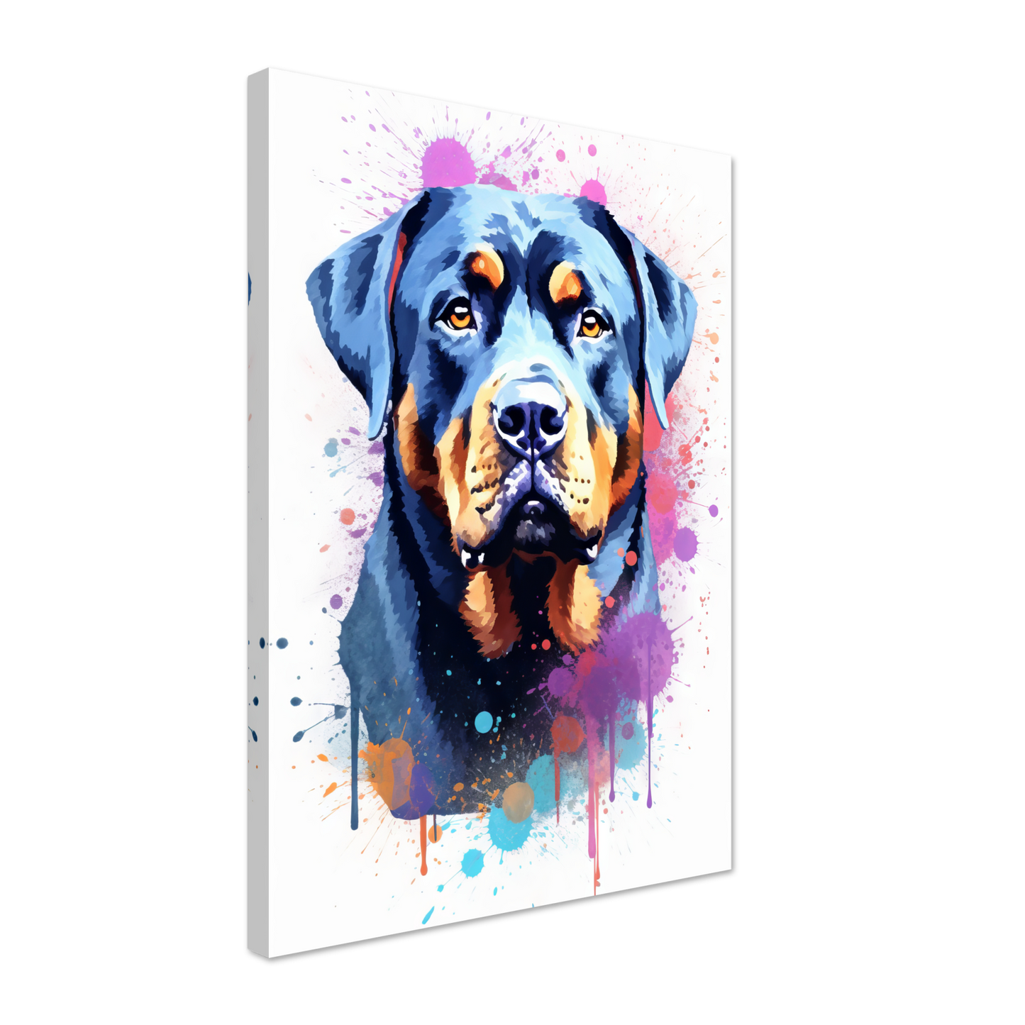 Hund Rottweiler Pop-Art (DOG124)