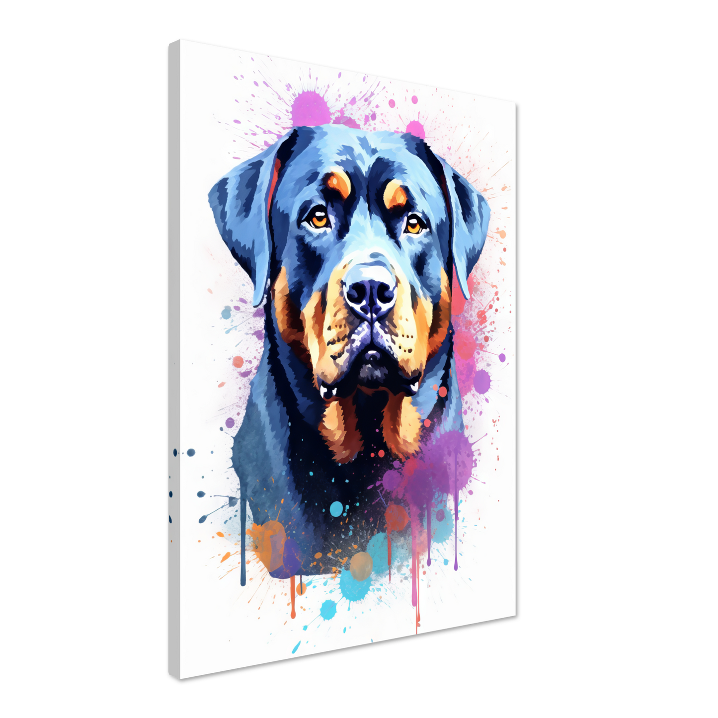 Hund Rottweiler Pop-Art (DOG124)