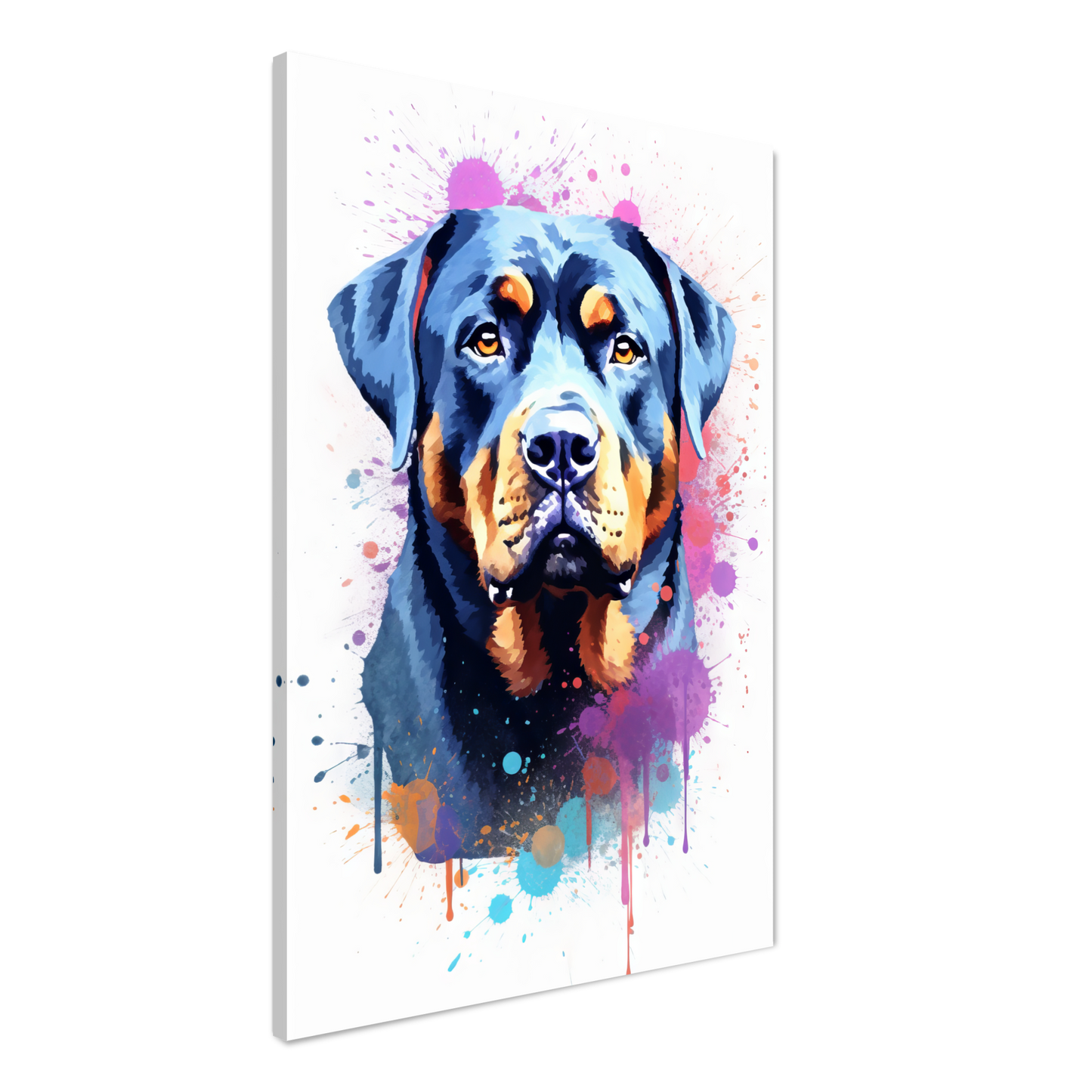 Hund Rottweiler Pop-Art (DOG124)
