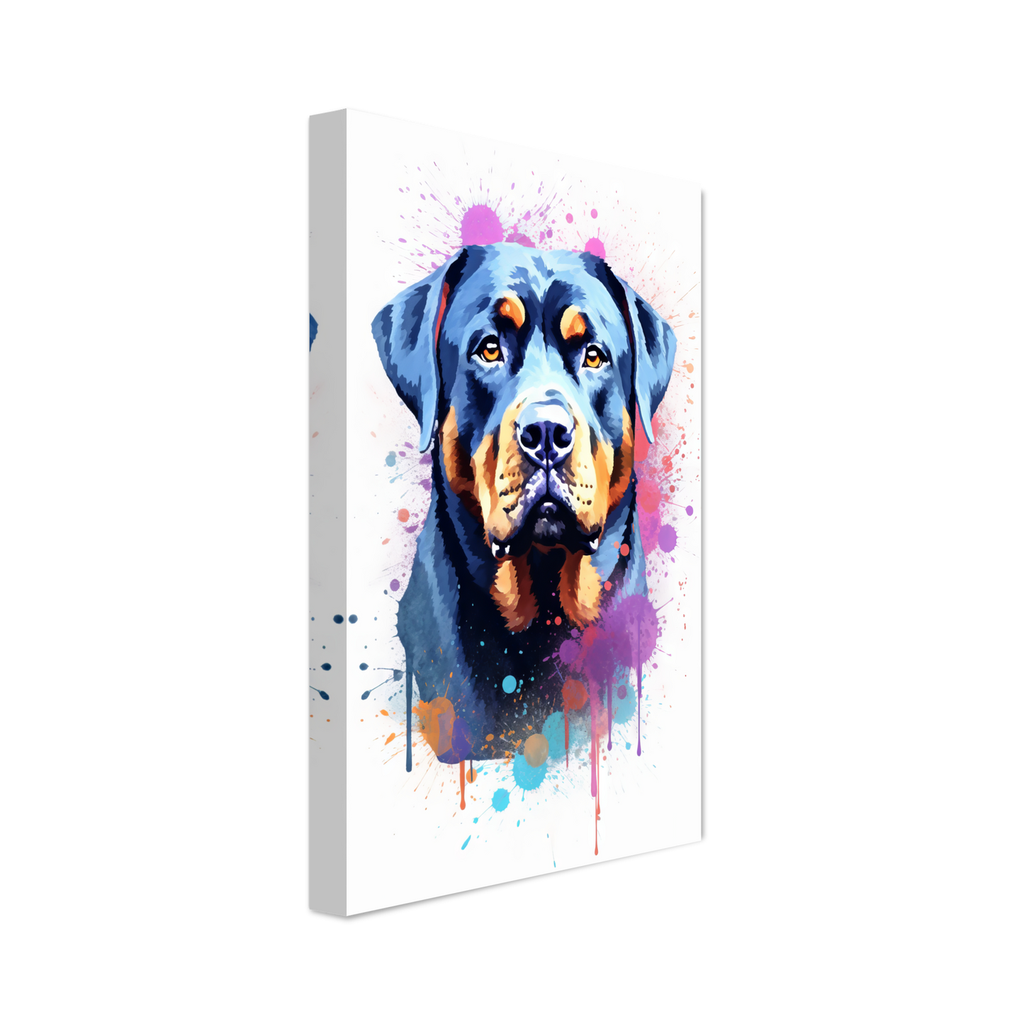 Hund Rottweiler Pop-Art (DOG124)