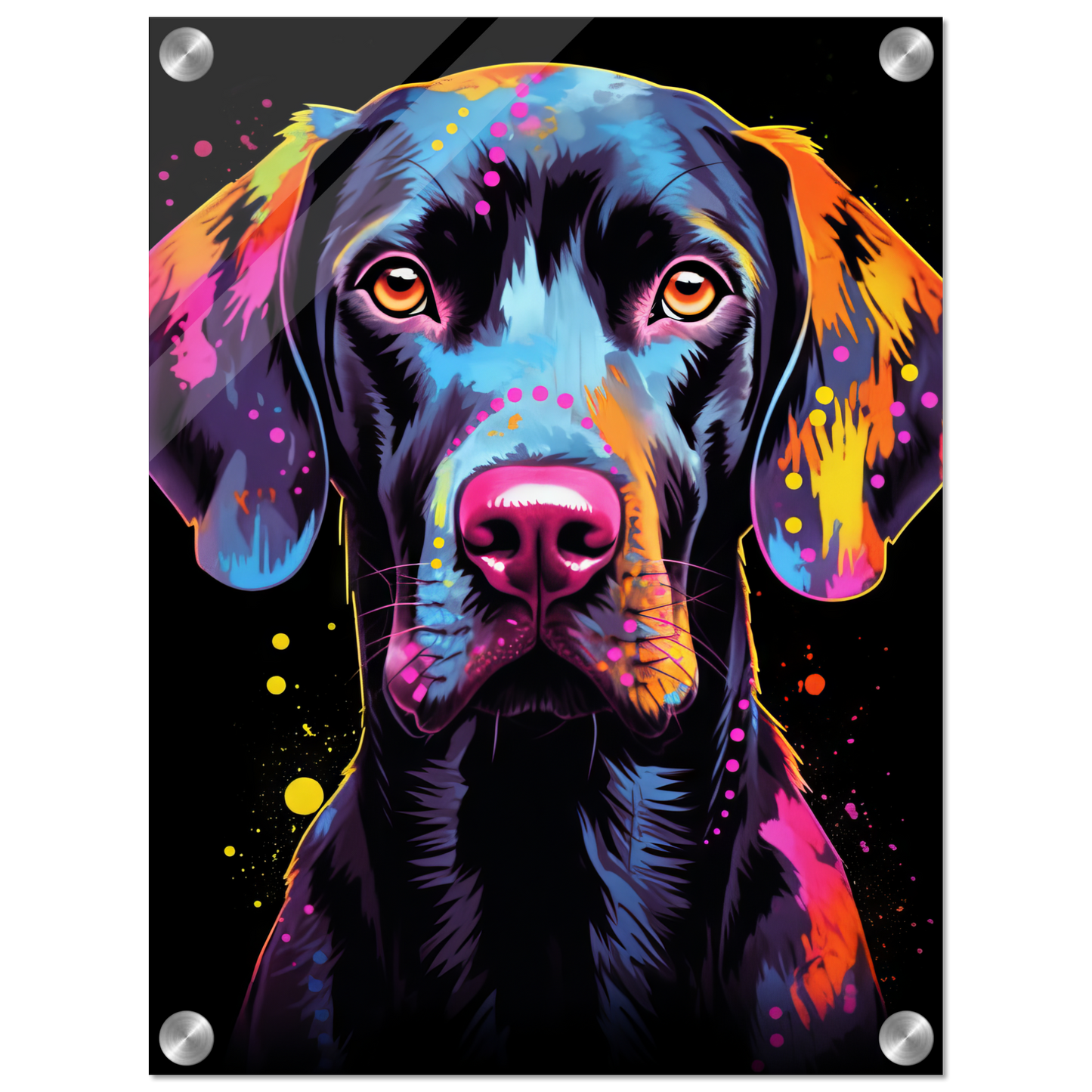 Hund Deutsch Kurzhaar Pop-Art (DOG125)