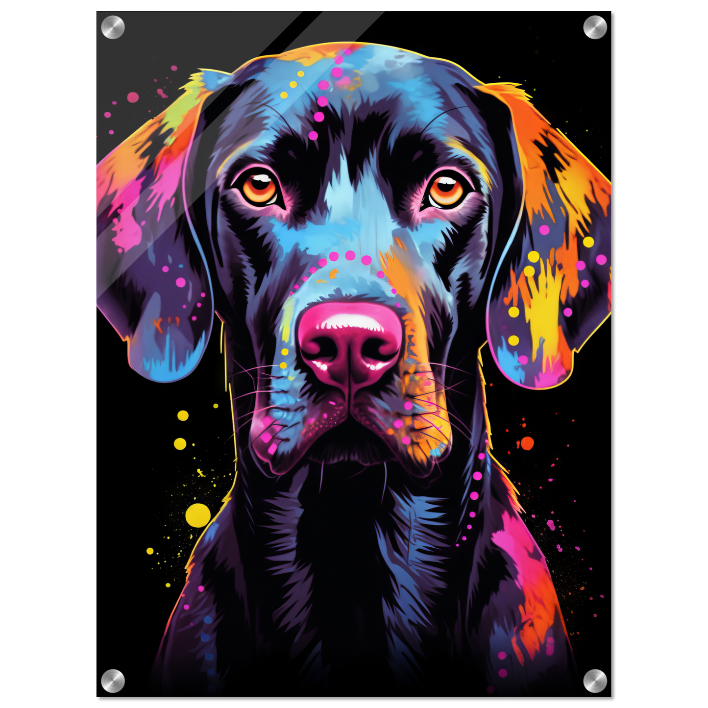 Hund Deutsch Kurzhaar Pop-Art (DOG125)