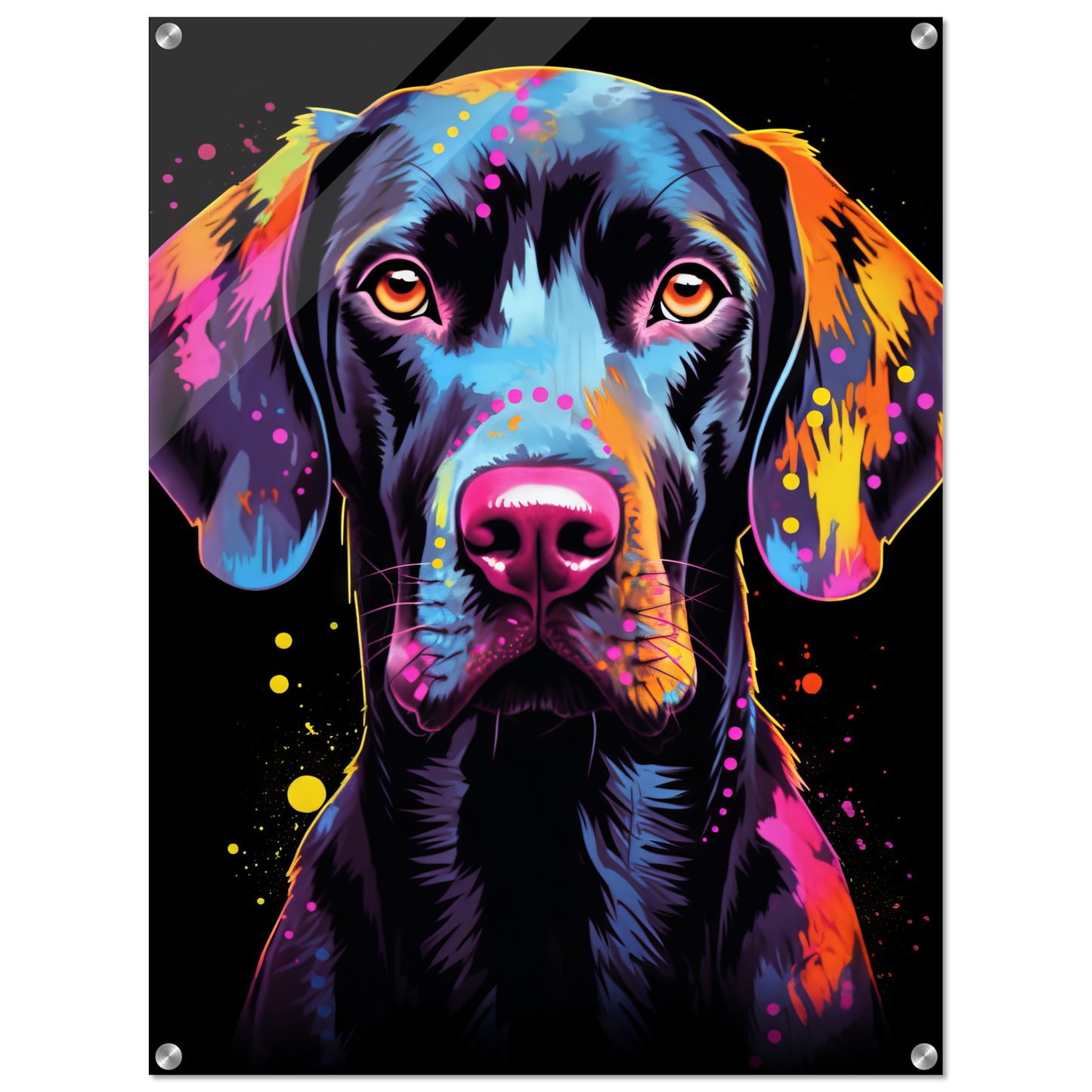 Hund Deutsch Kurzhaar Pop-Art (DOG125)