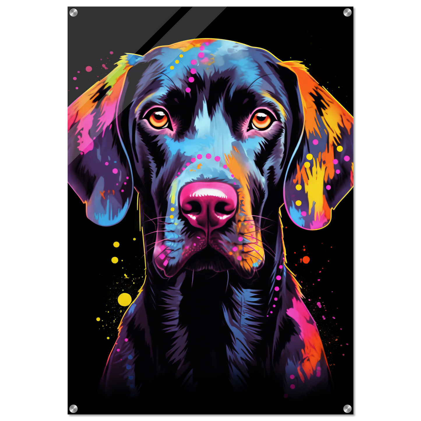 Hund Deutsch Kurzhaar Pop-Art (DOG125)