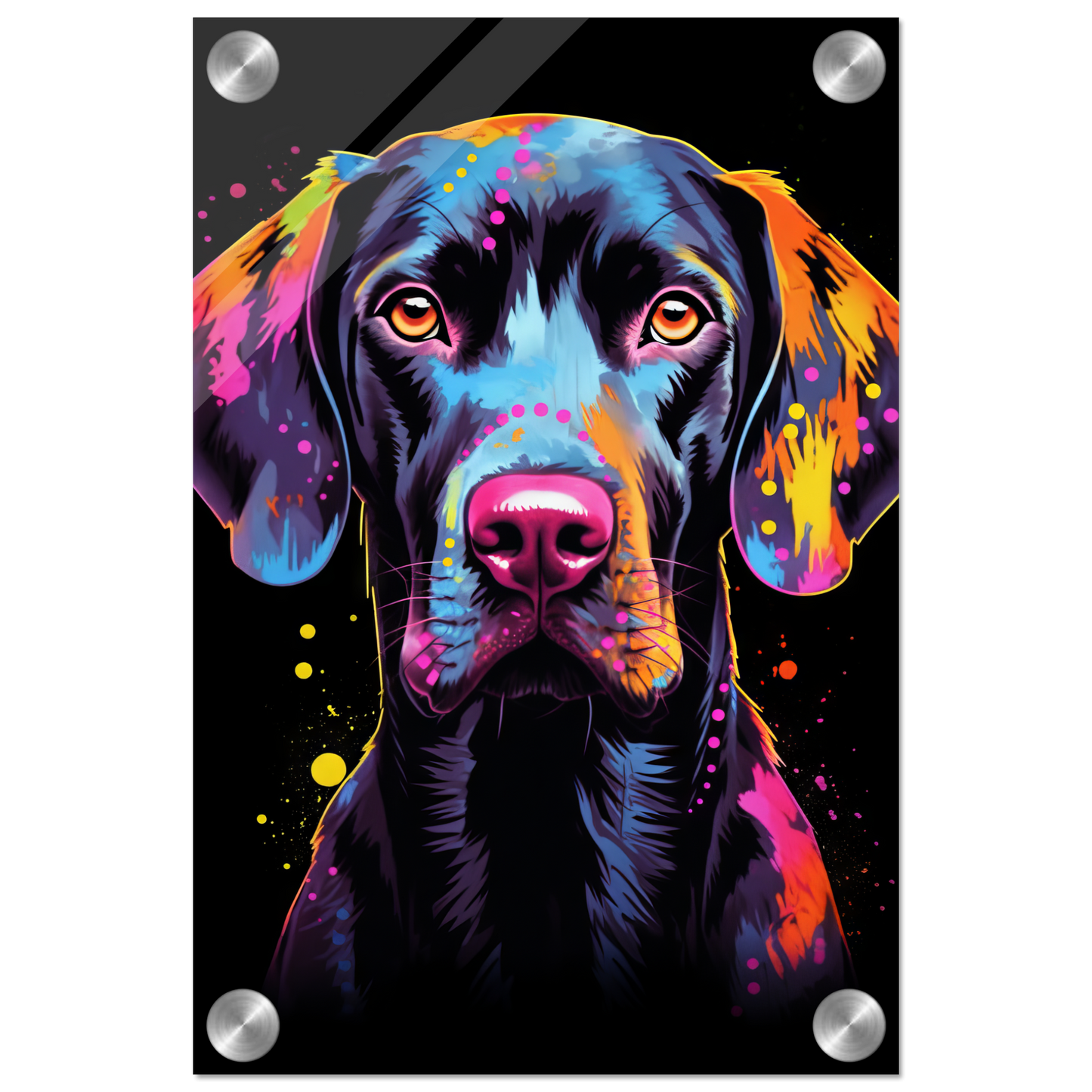 Hund Deutsch Kurzhaar Pop-Art (DOG125)