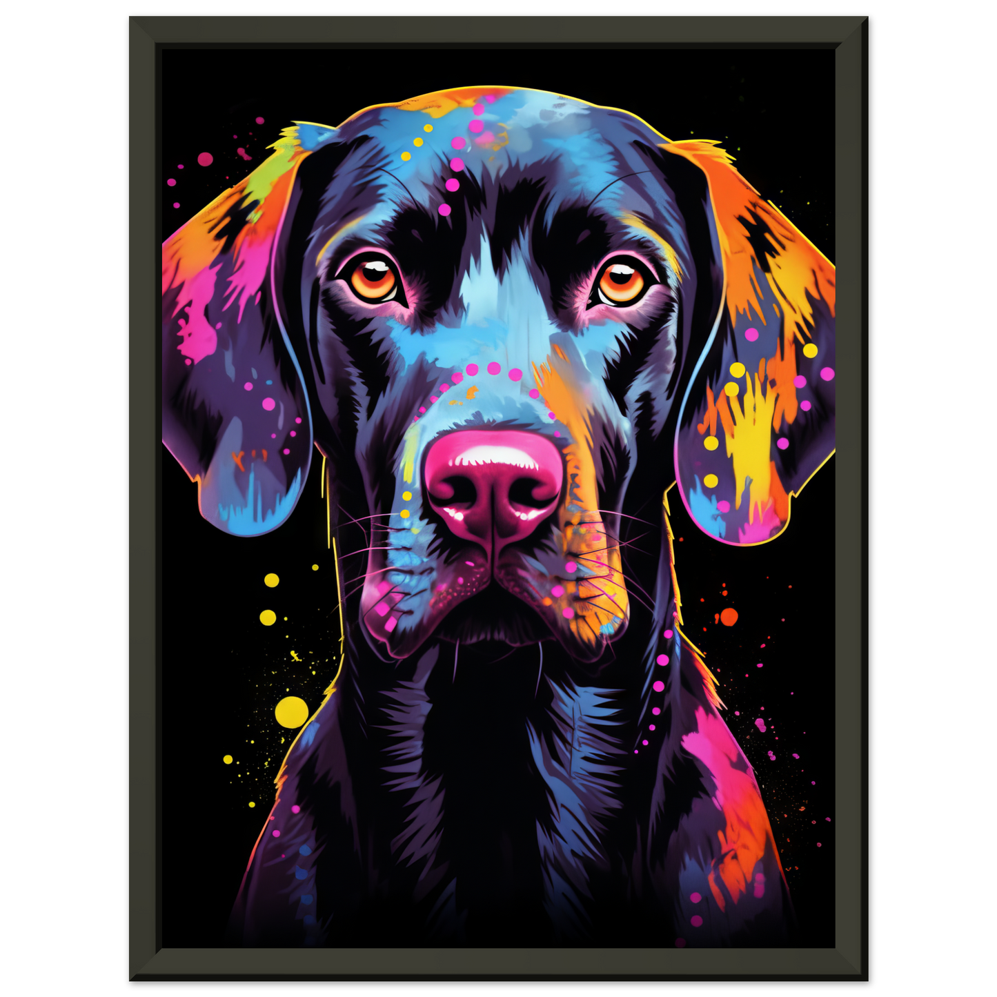 Hund Deutsch Kurzhaar Pop-Art (DOG125)