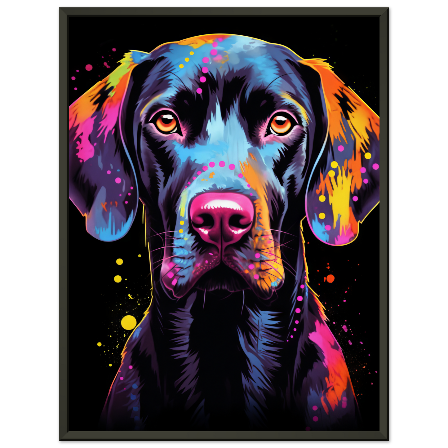Hund Deutsch Kurzhaar Pop-Art (DOG125)