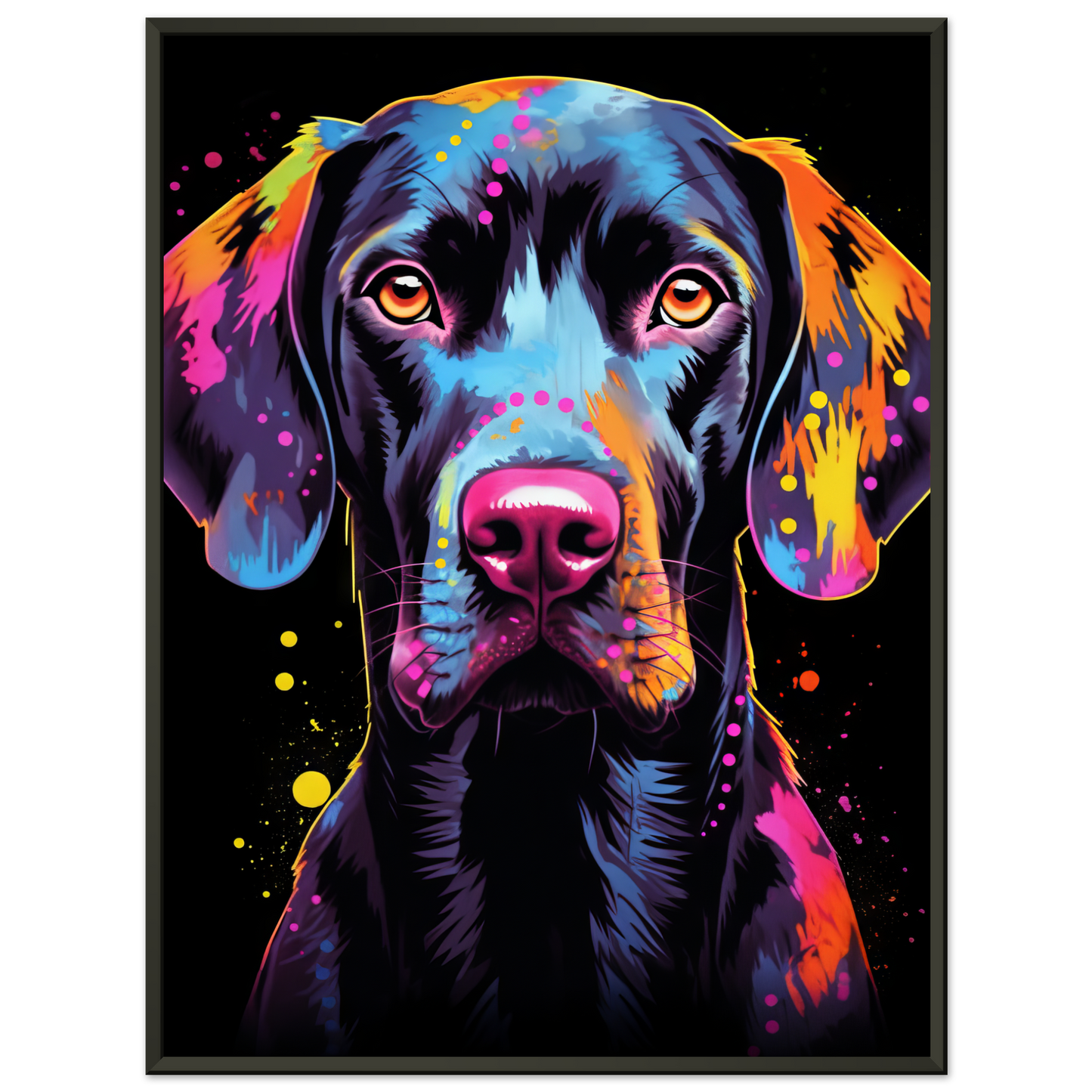 Hund Deutsch Kurzhaar Pop-Art (DOG125)