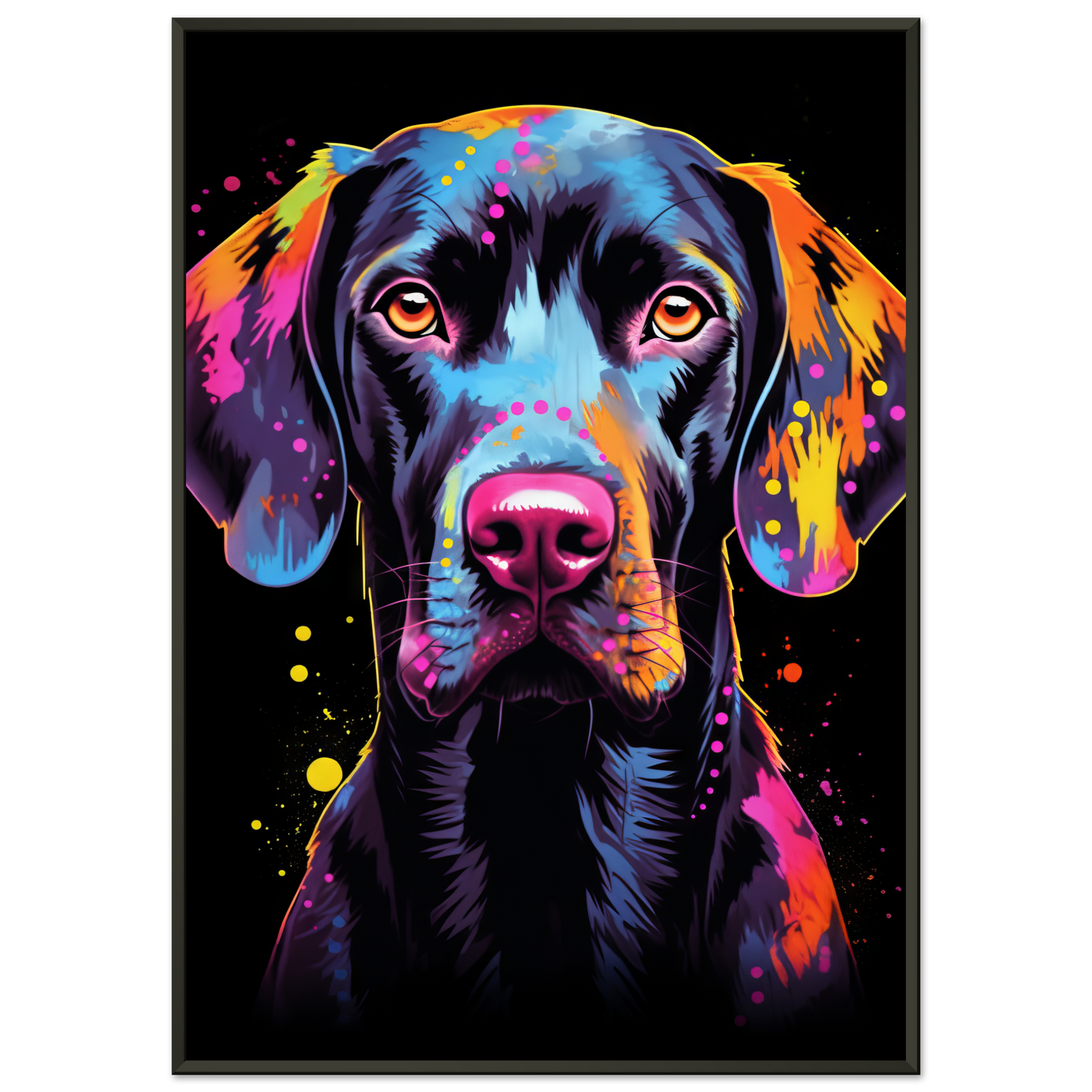 Hund Deutsch Kurzhaar Pop-Art (DOG125)